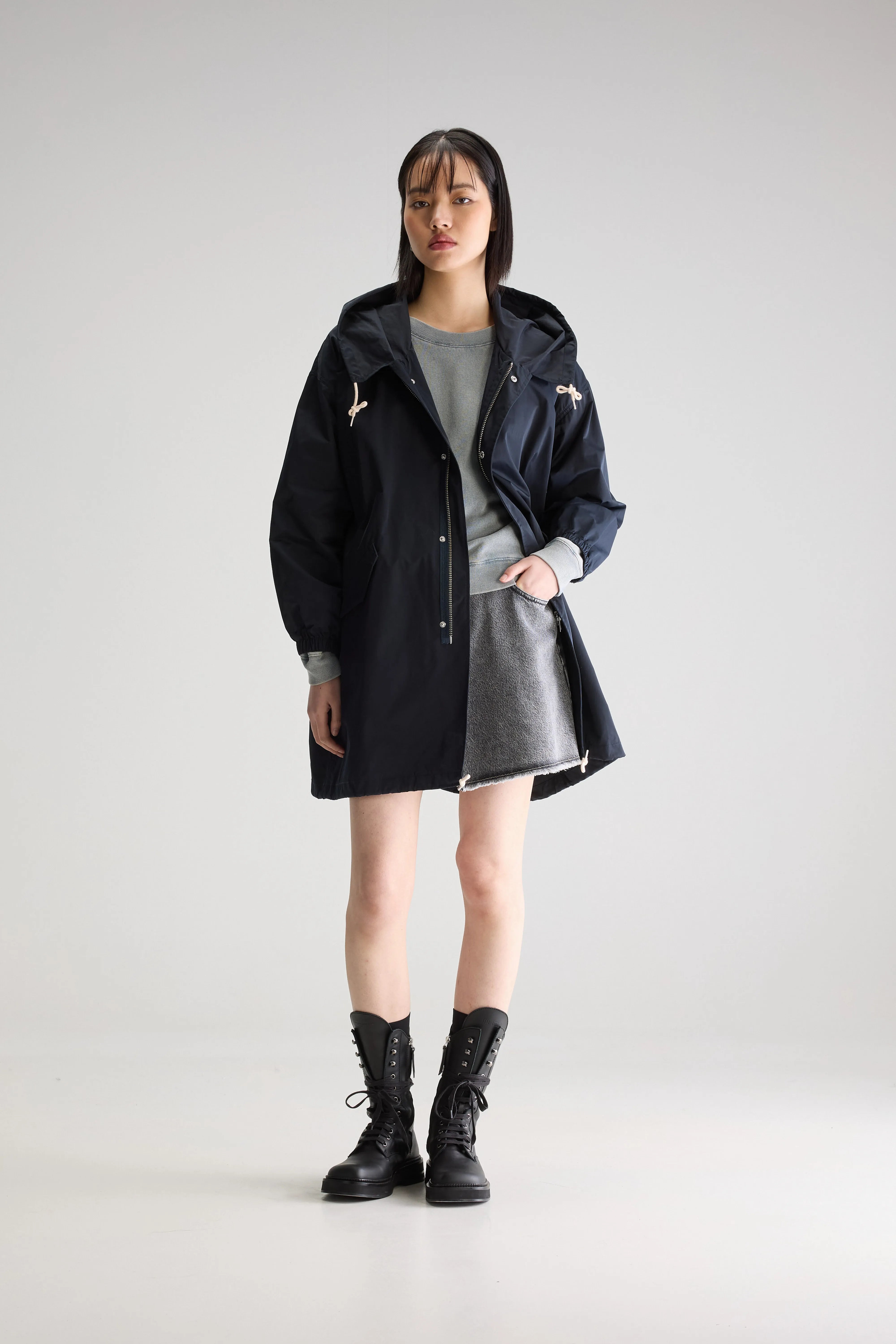 Laos Parka Met Capuchon - Navy Voor Dames | Bellerose