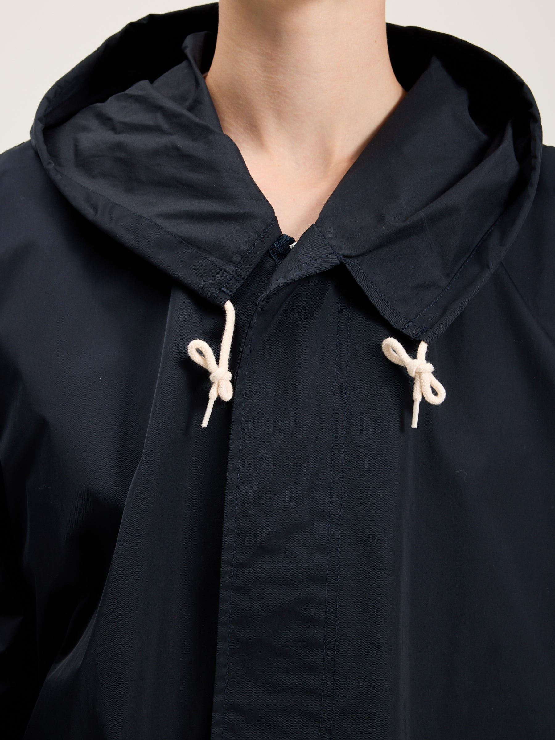 Laos hooded parka (242 / W / NAVY)