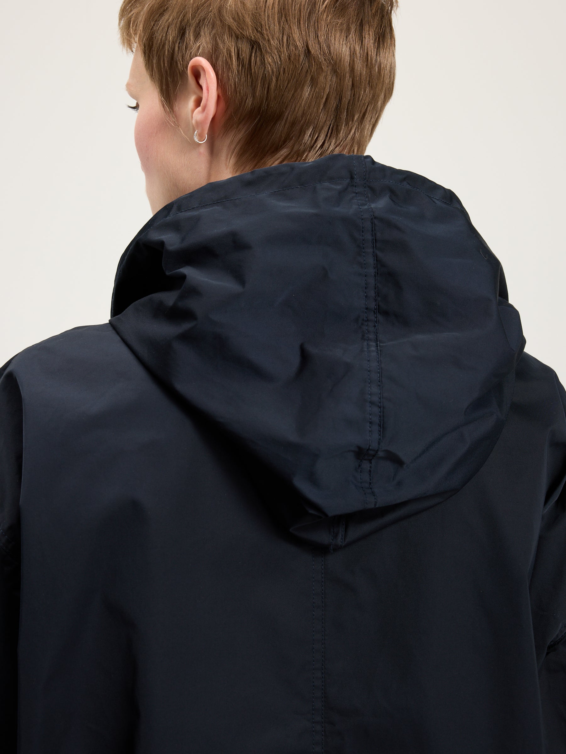 Laos hooded parka (242 / W / NAVY)