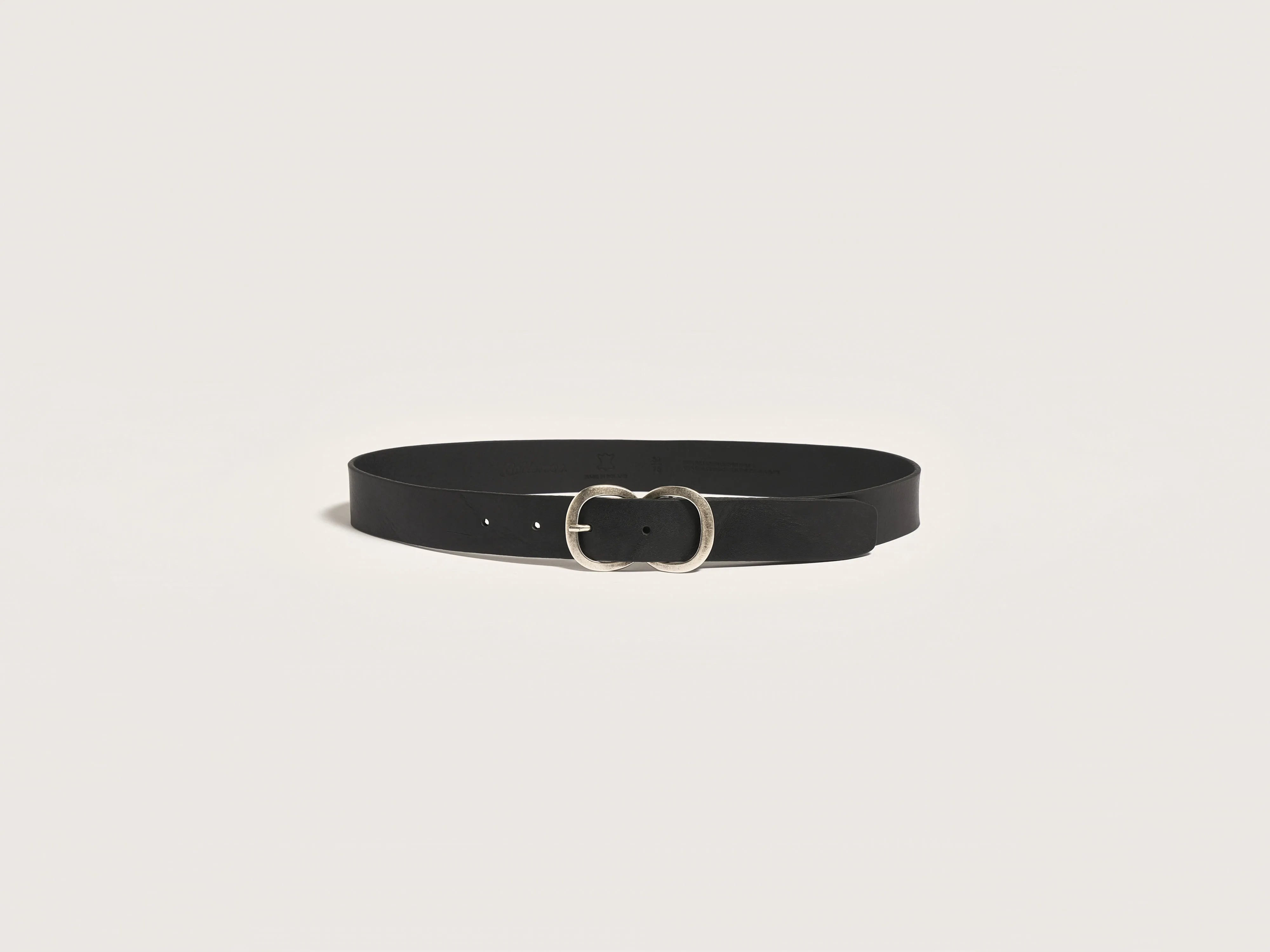 Ceinture En Cuir Sabas - Black Pour Femme | Bellerose