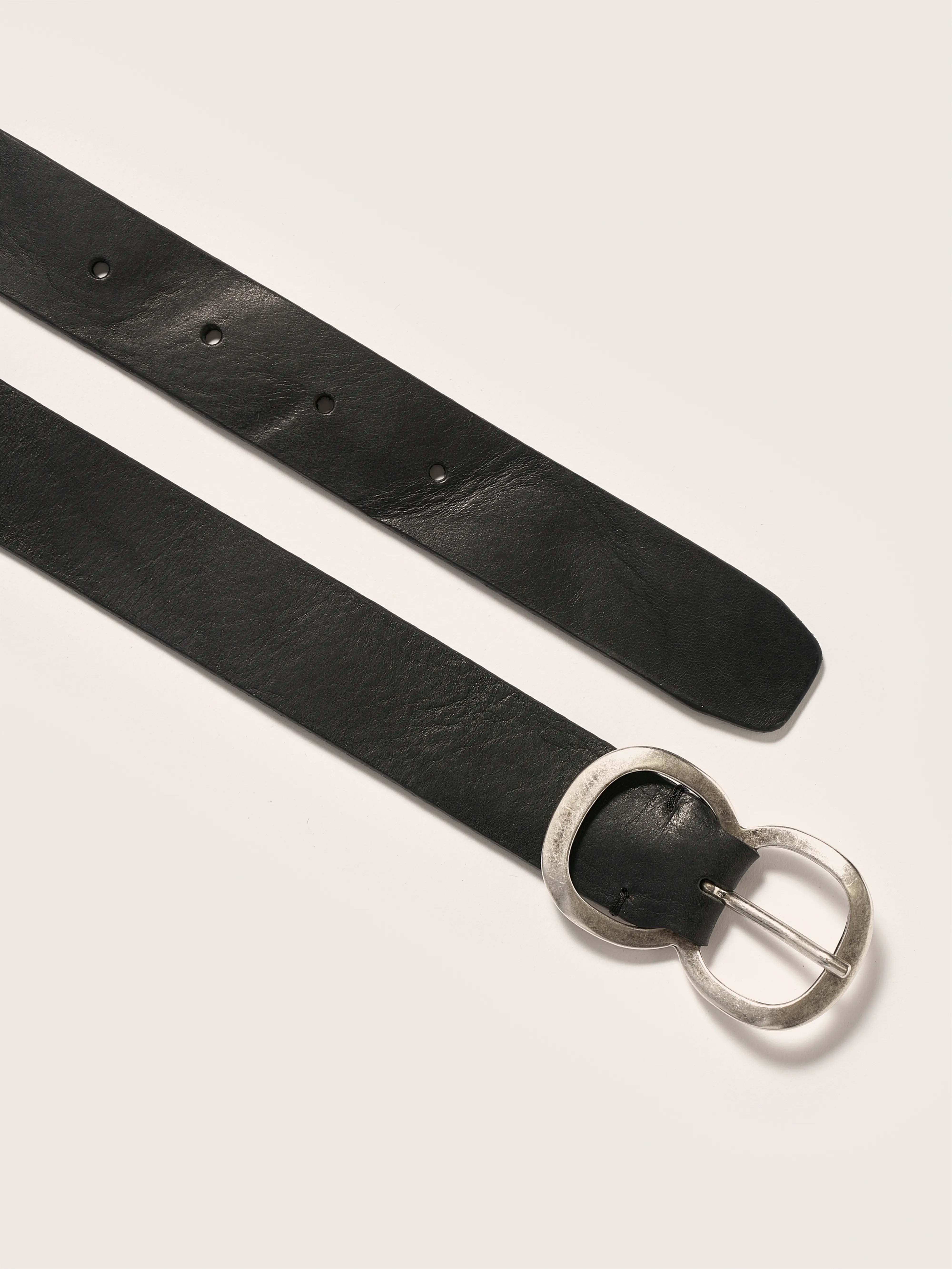 Sabas Leather Belt - Black For Women | Bellerose