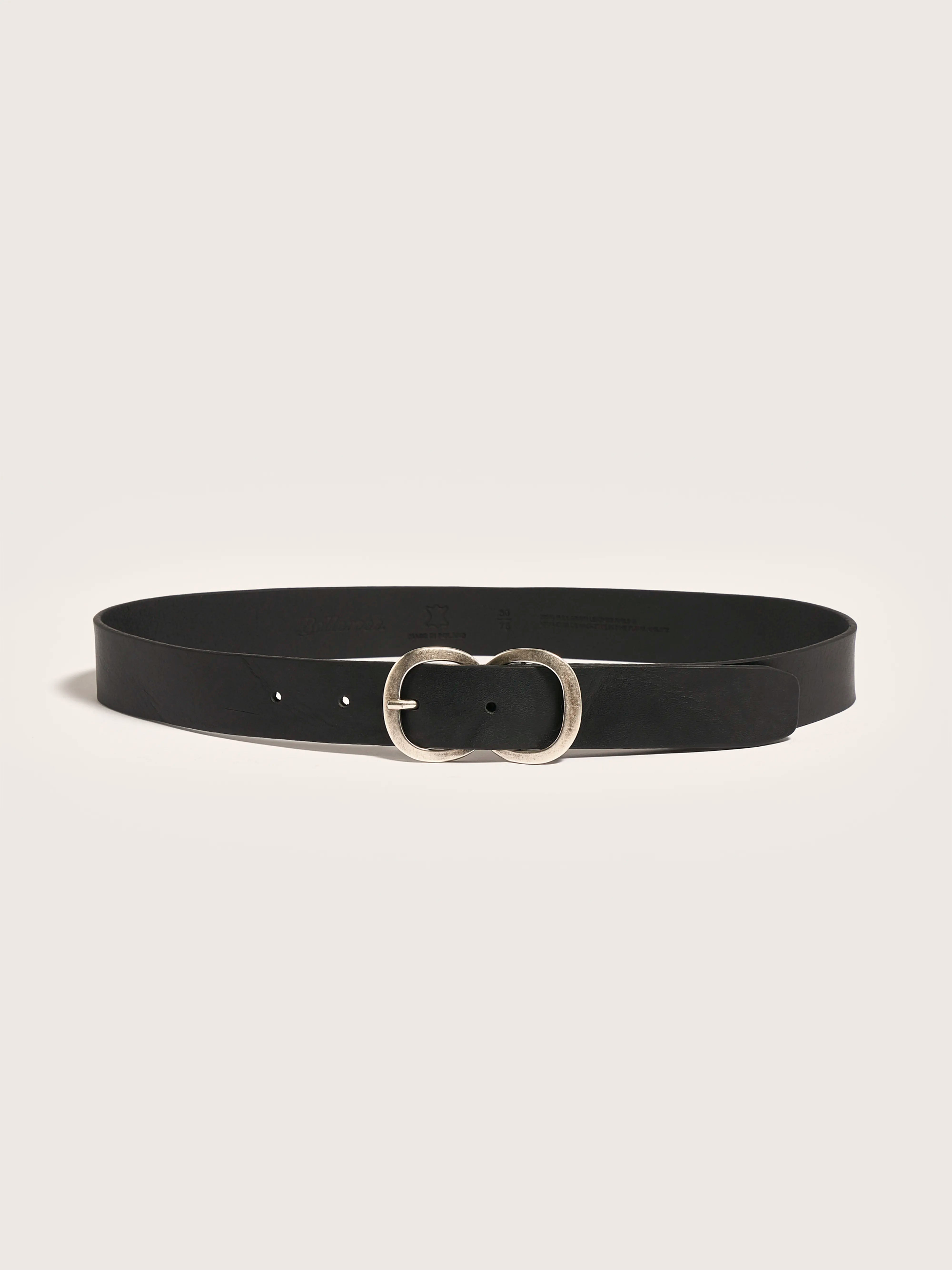 Ceinture En Cuir Sabas - Black Pour Femme | Bellerose