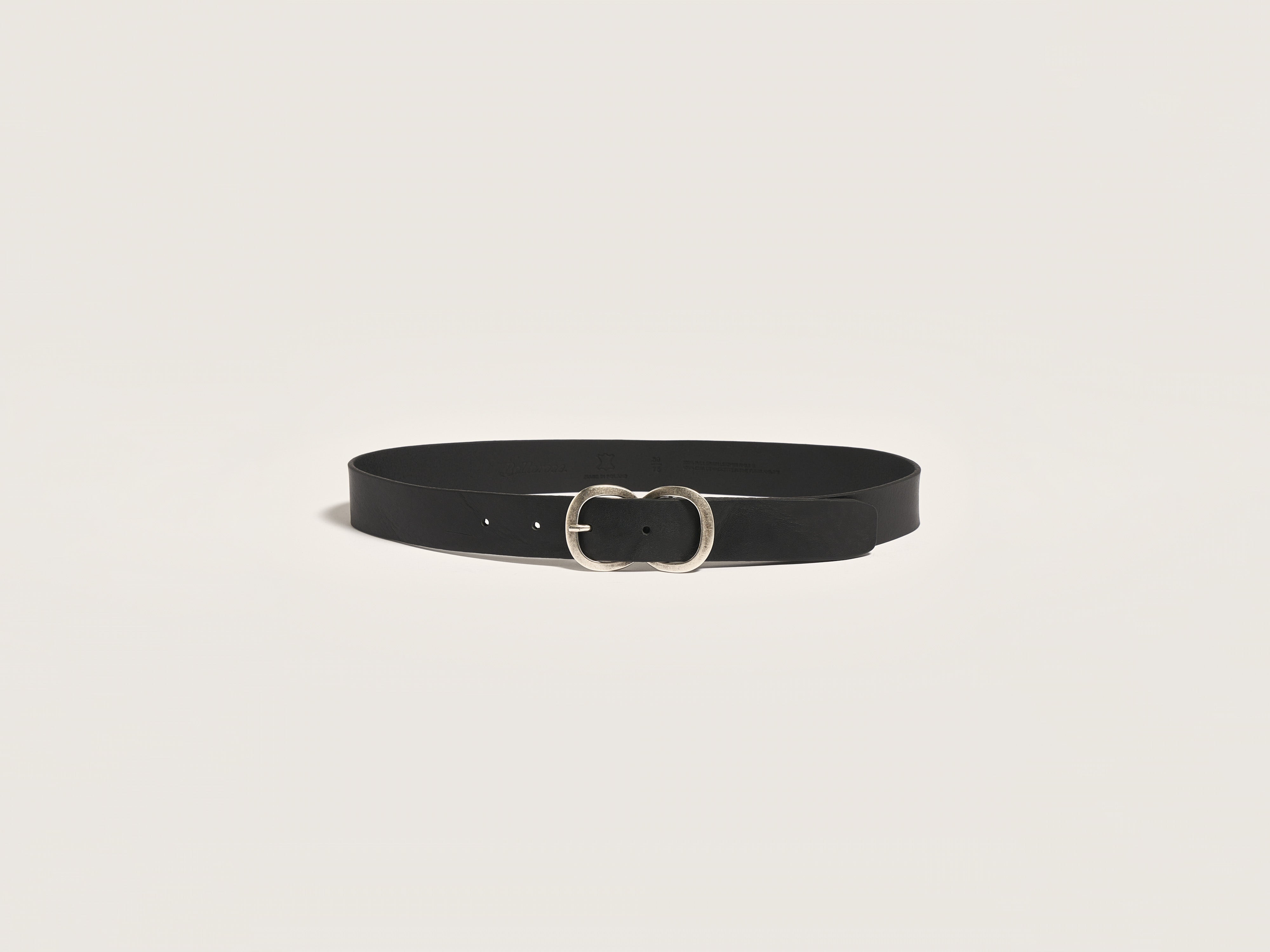 Sabas Leren Riem - Black Voor Dames | Bellerose