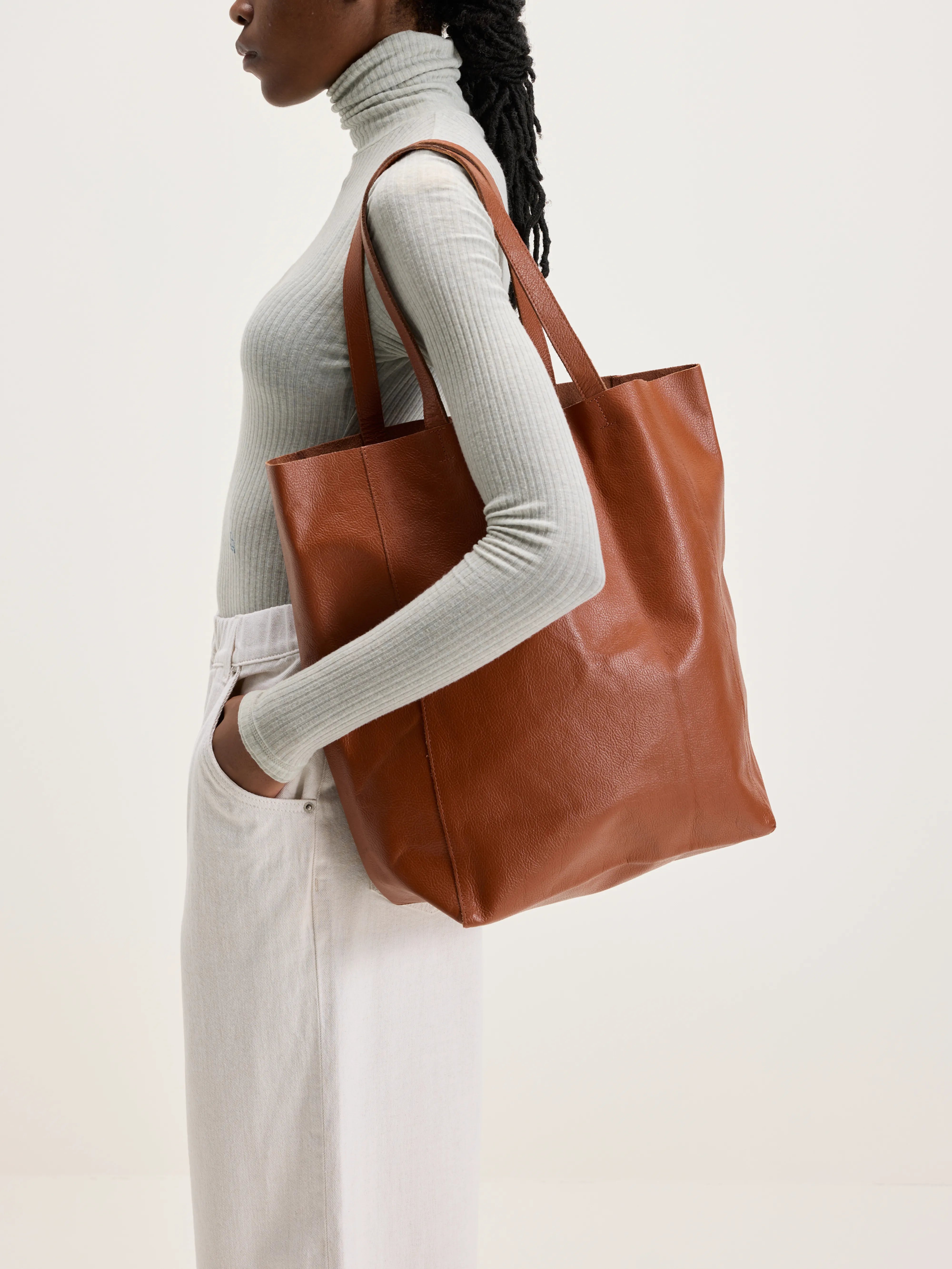 Tote Bag Nirya - Brown Pour Femme | Bellerose