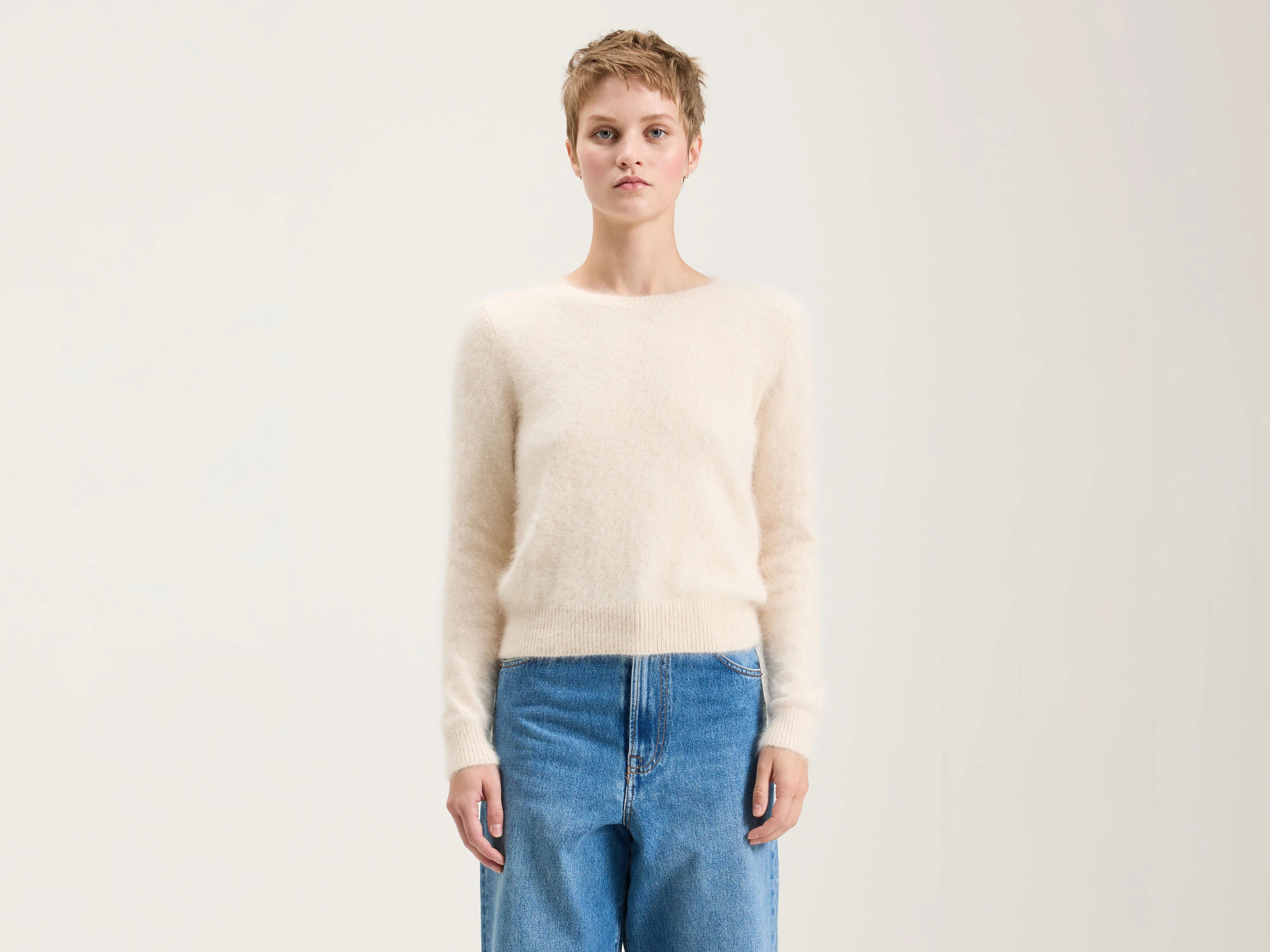 Datti angora-blend sweater (242 / W / PARCHEMIN)