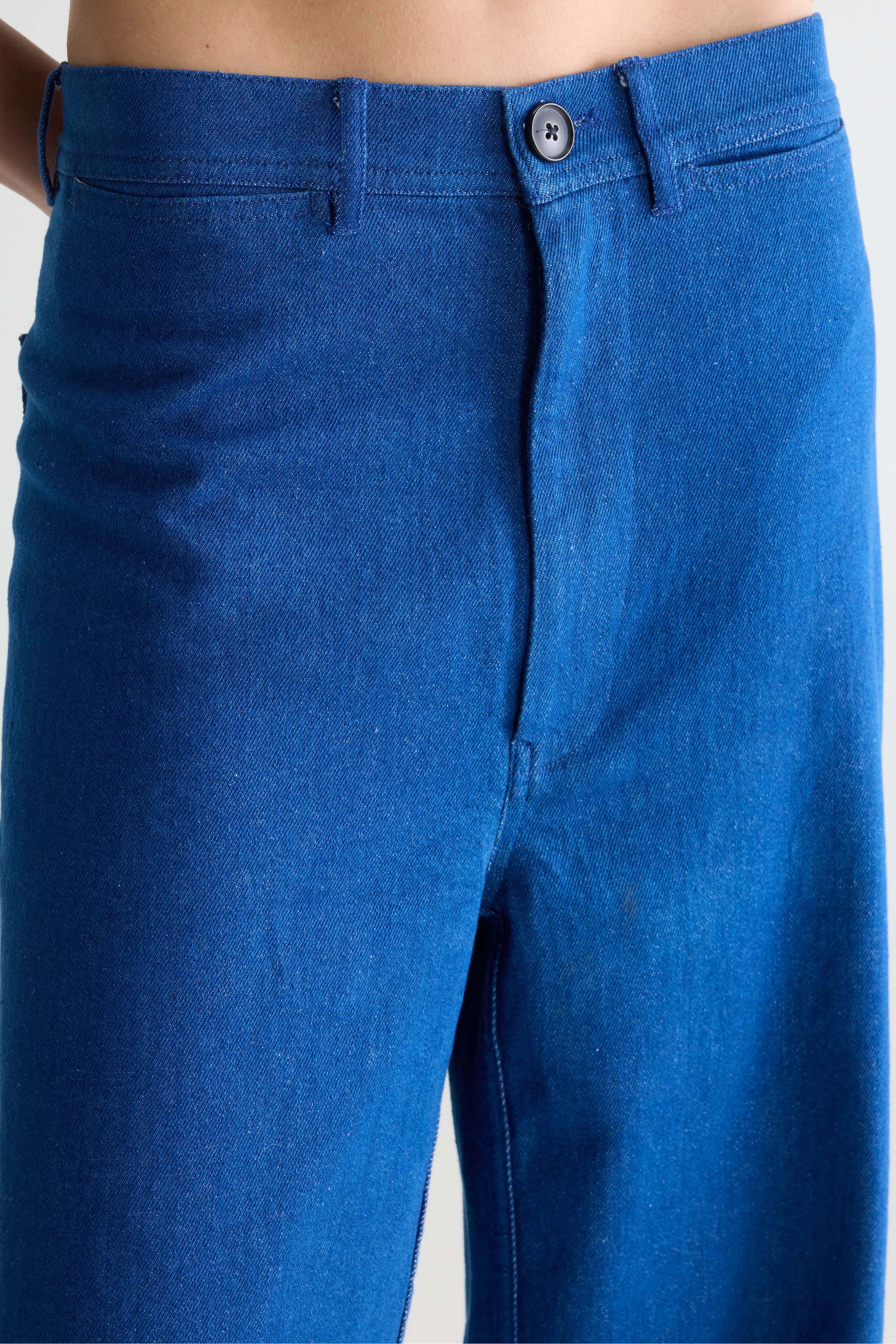 Pantalon large bleu Lotan (242 / W / ONE WASH)
