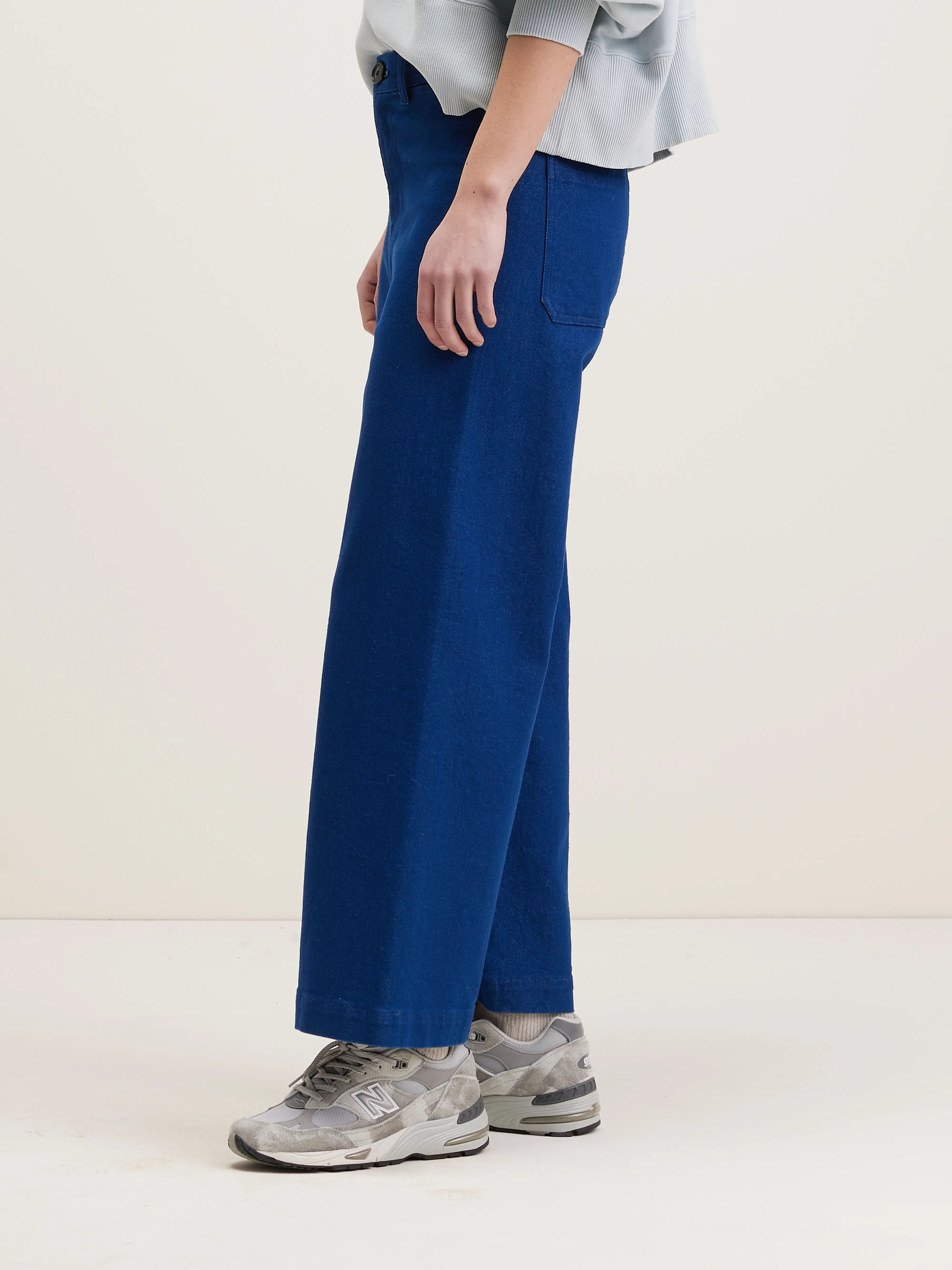 Lotan Wide Trousers - One wash For Women | Bellerose