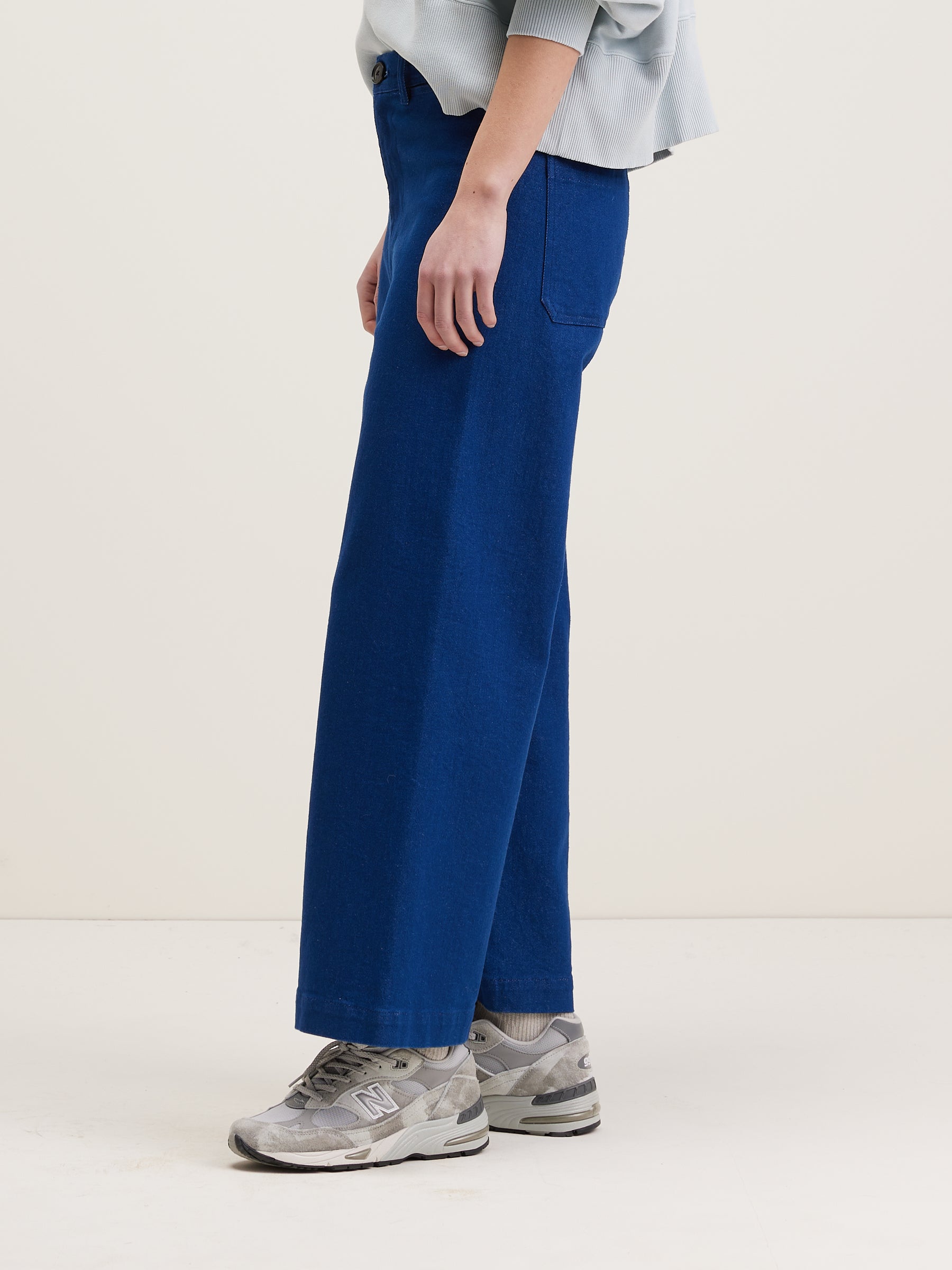 Lotan Wide Trousers - One wash For Women | Bellerose