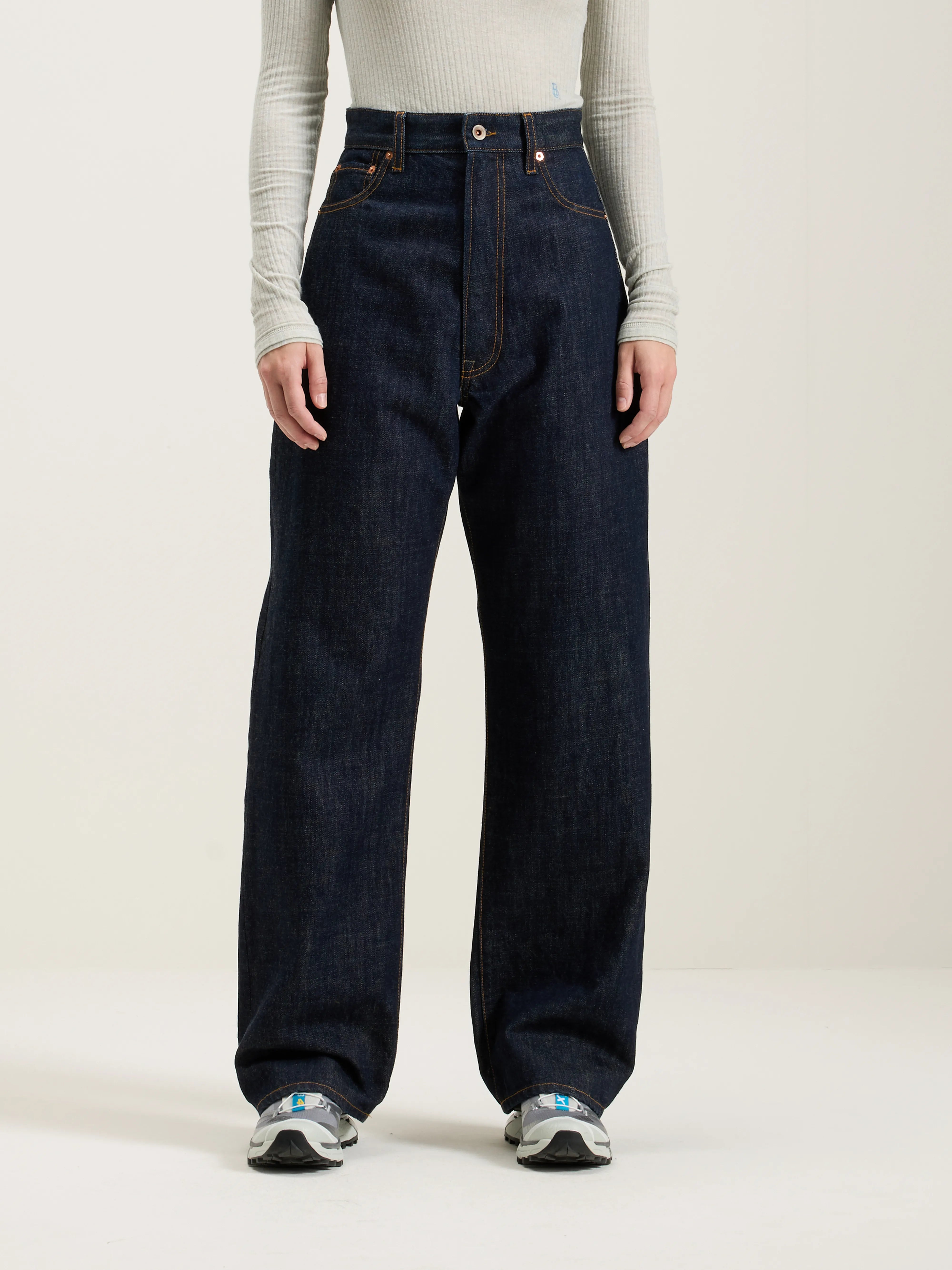 Poker Wide Jeans - Rinse For Women | Bellerose