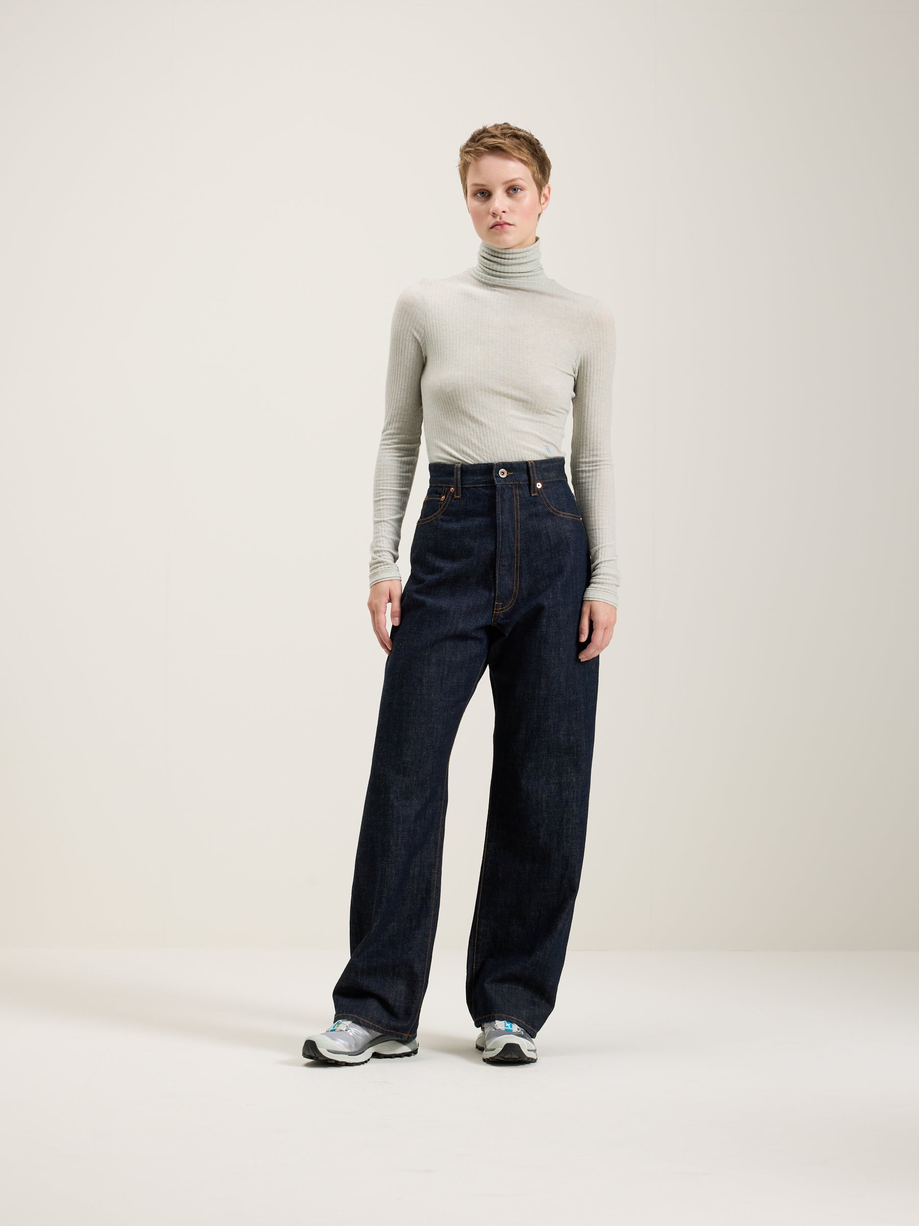 Jean large en denim rince pour femmes Bellerose