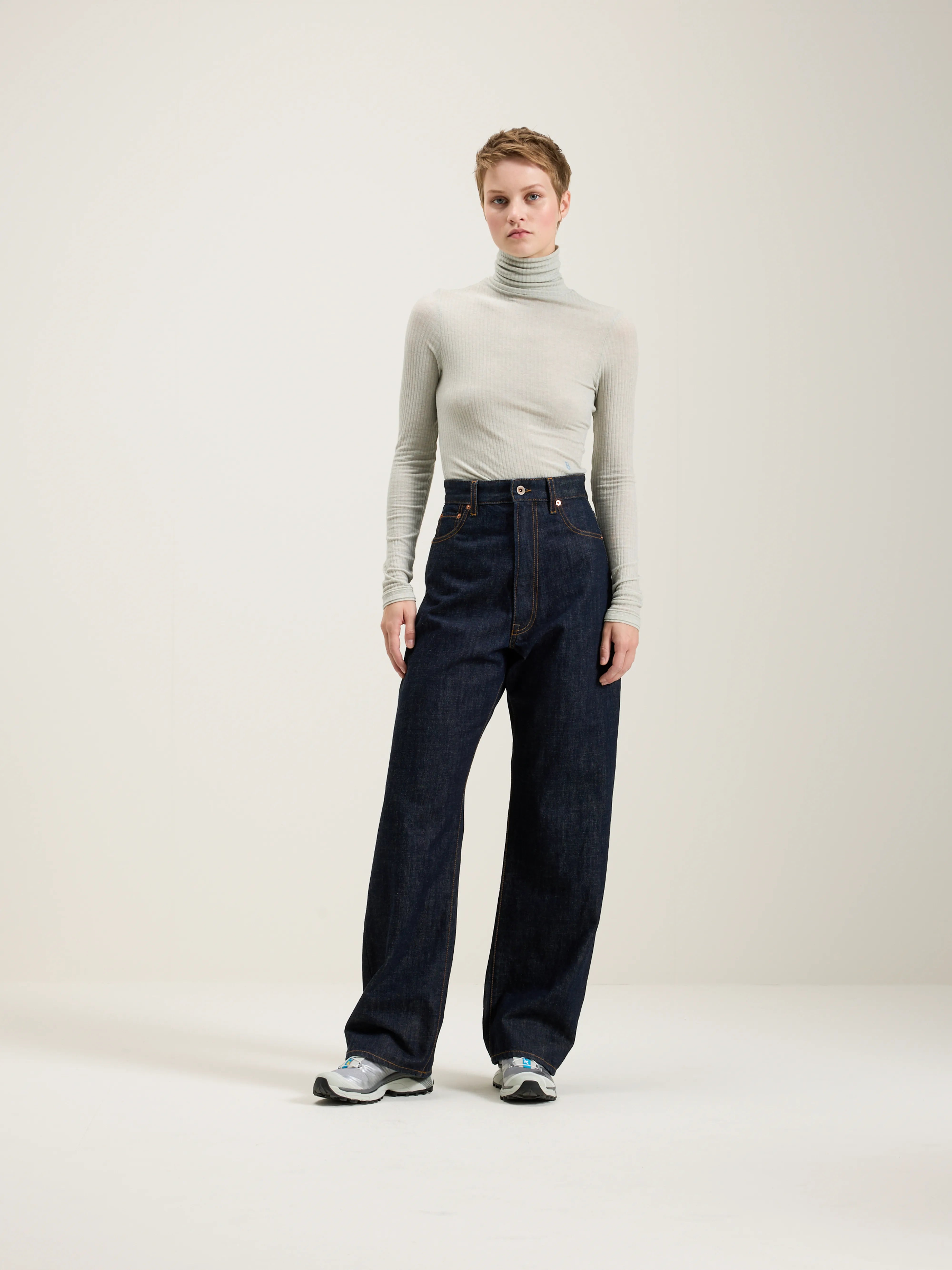 Denim N. 61 Wide Jeans - Rinse For Women | Bellerose