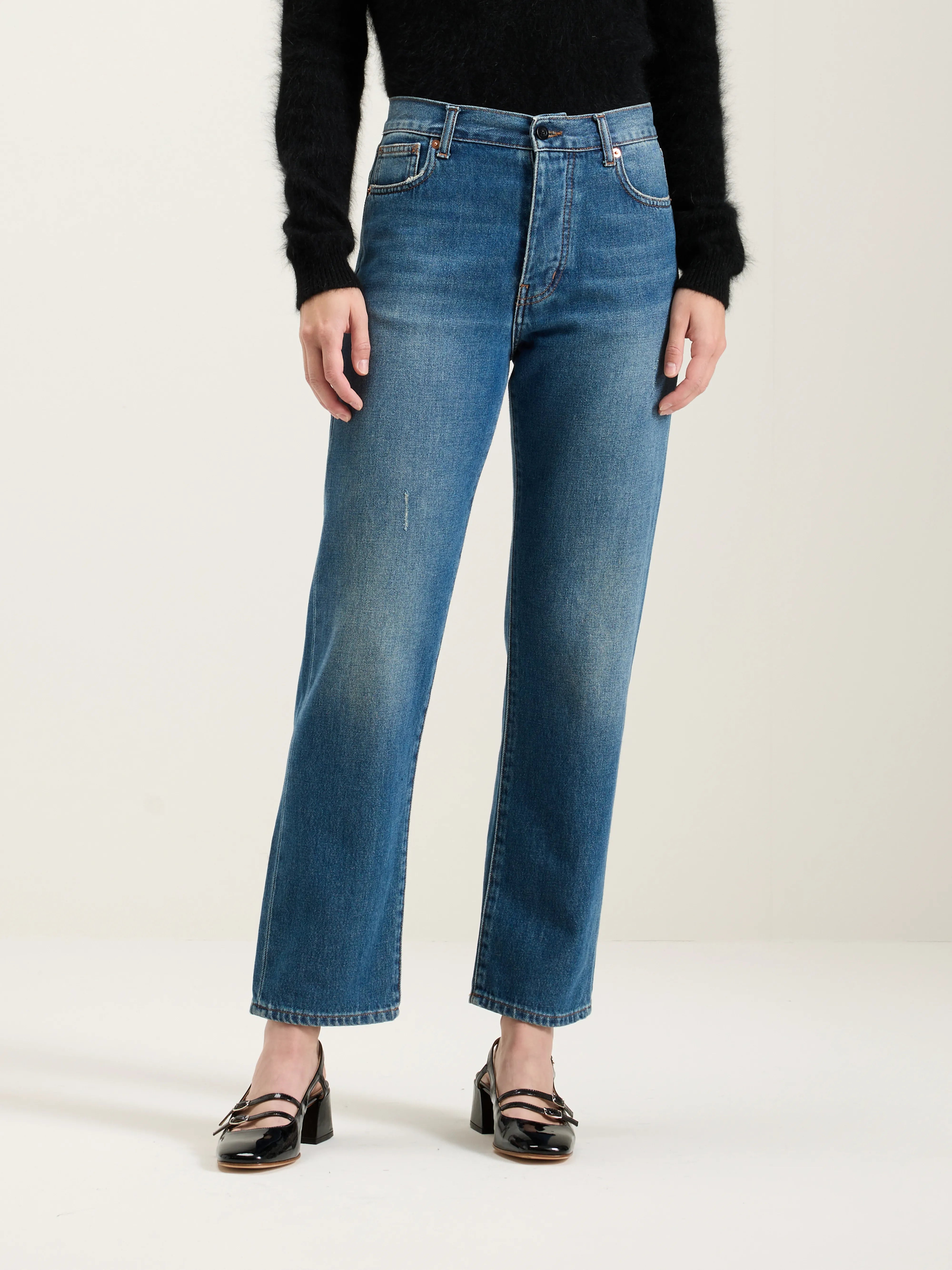 Denim N.34 Regular Jeans - Used Voor Dames | Bellerose