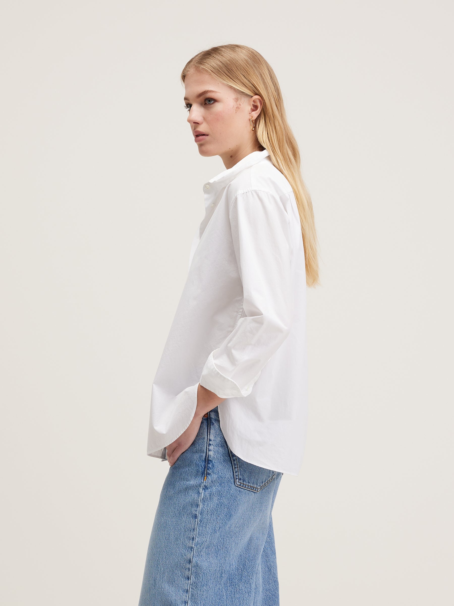 Gastoo Poplin Shirt - White For Women | Bellerose