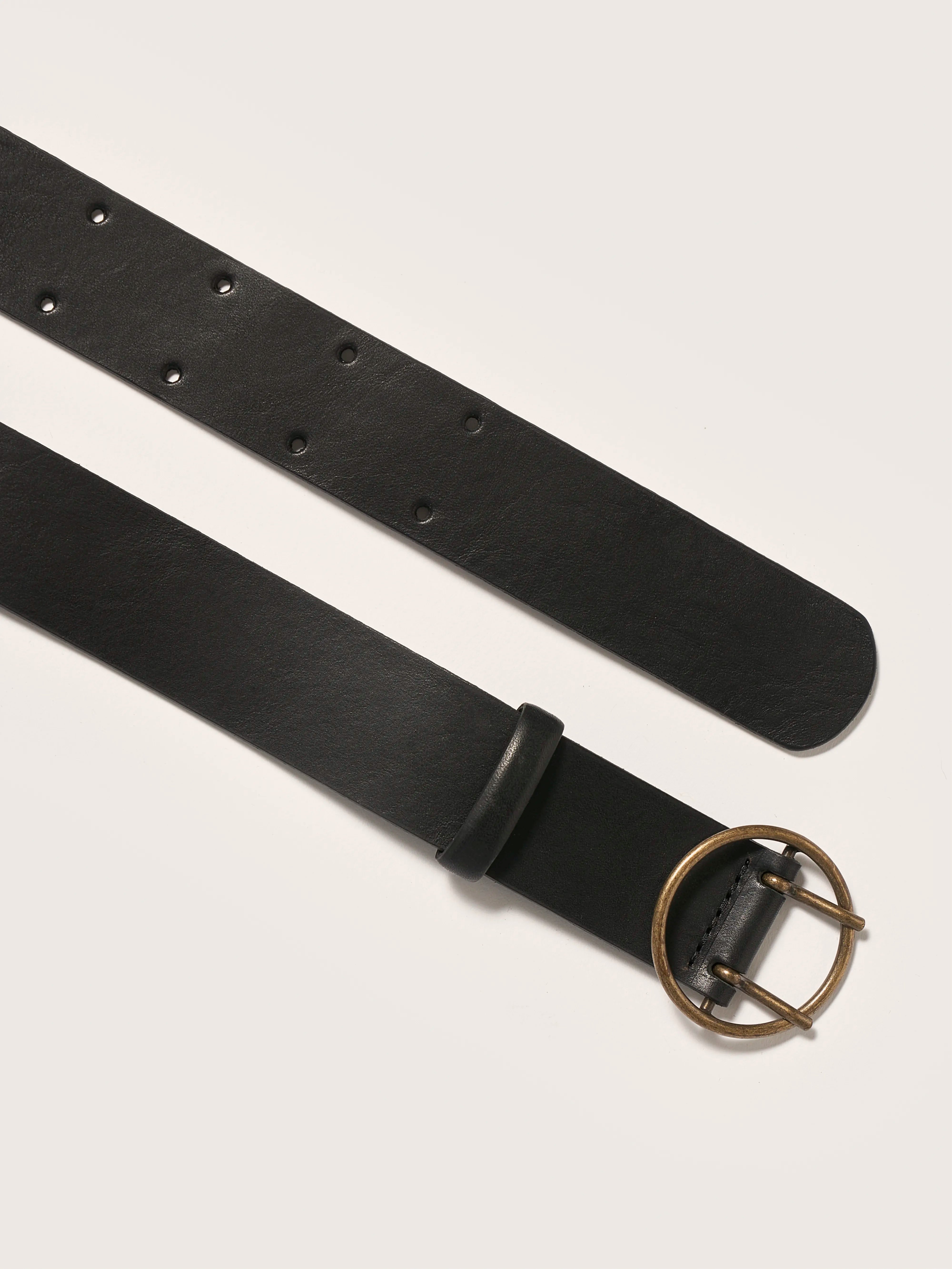 Ceinture En Cuir Selya - Black Pour Femme | Bellerose