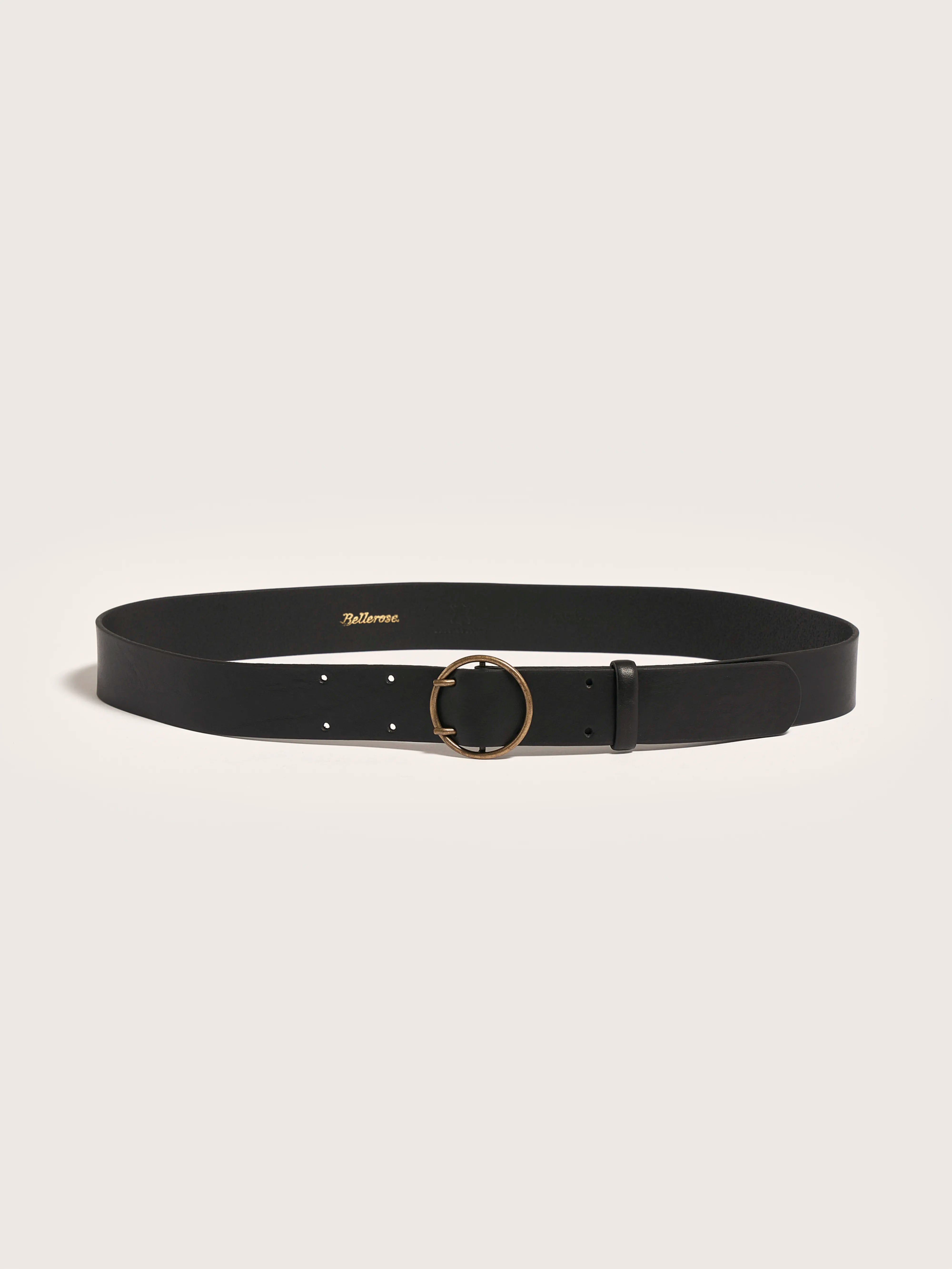 Selya Leren Riem - Black Voor Dames | Bellerose