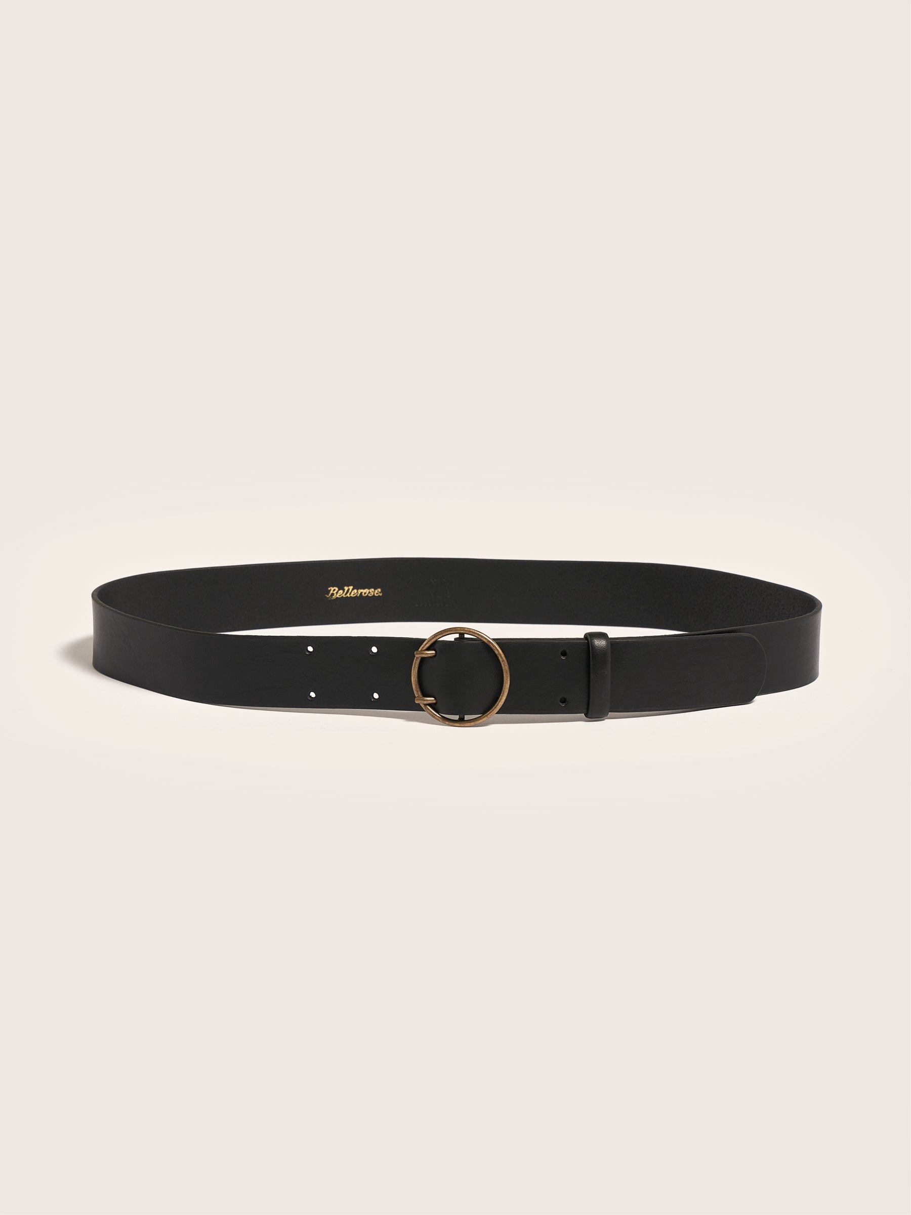 Selya Leather Belt - Black For Women | Bellerose