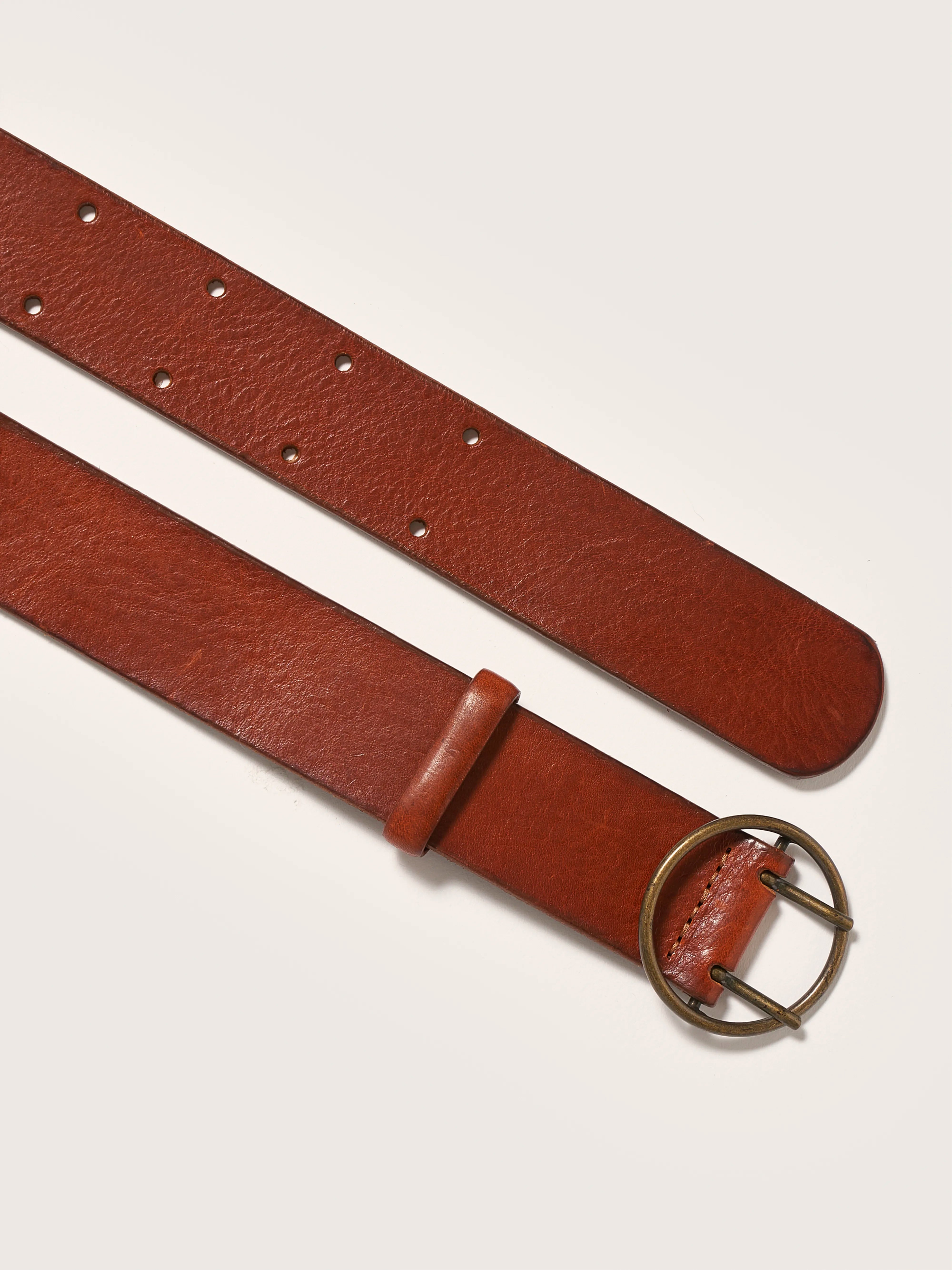 Selya Leren Riem - Cognac Voor Dames | Bellerose