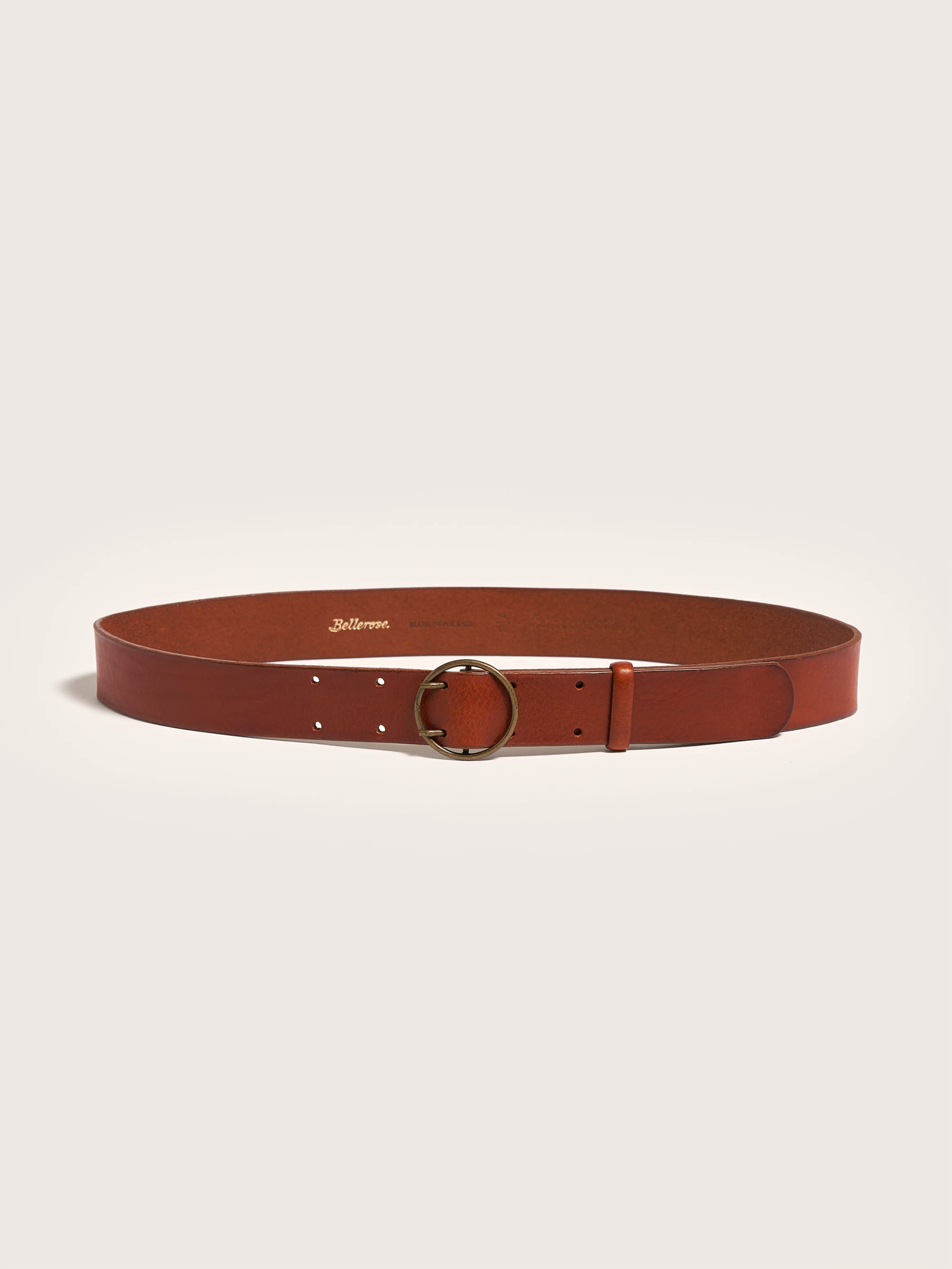 Selya Leren Riem - Cognac Voor Dames | Bellerose