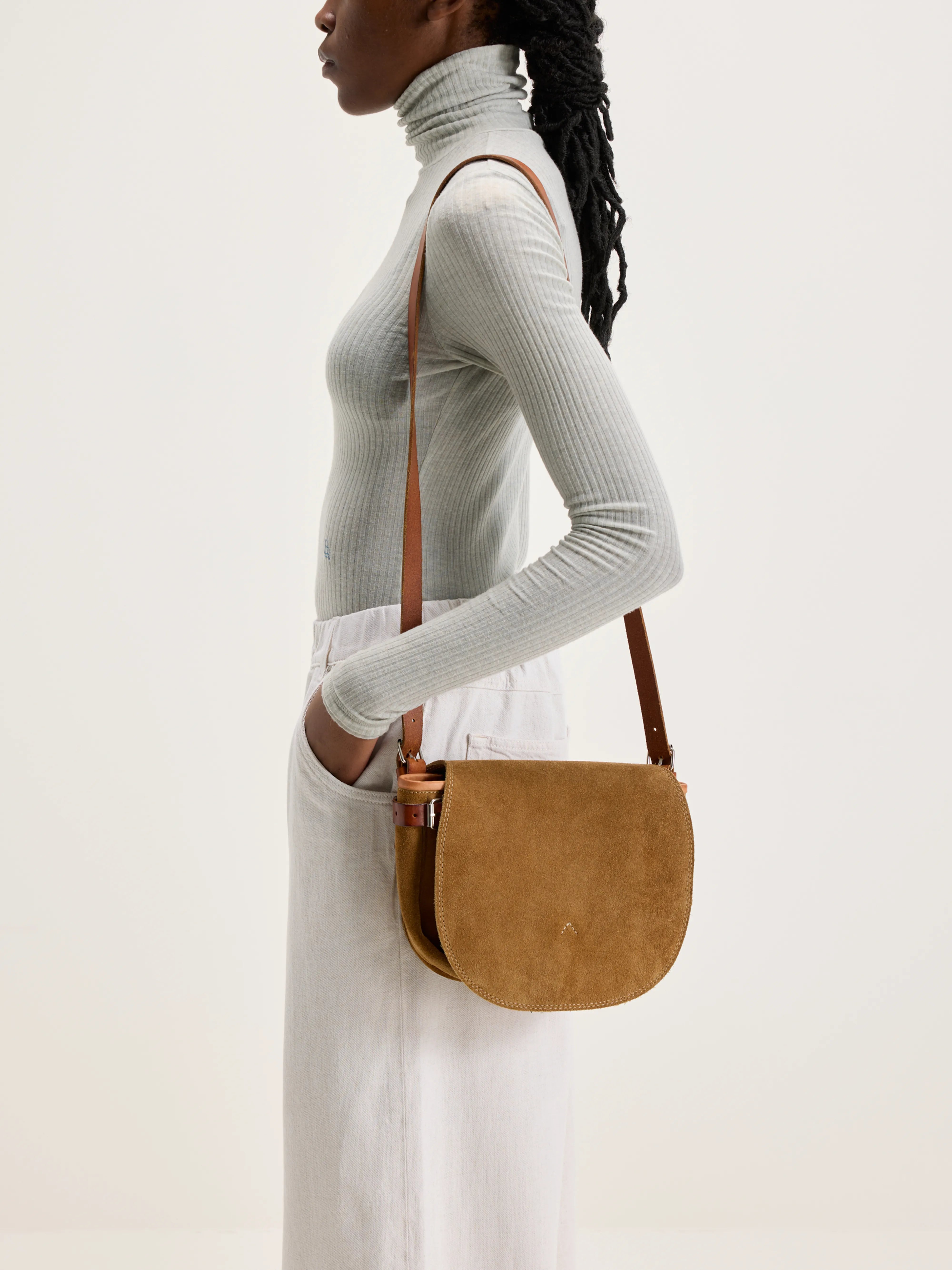 Lorina Crossbody Bag - Camel For Women | Bellerose