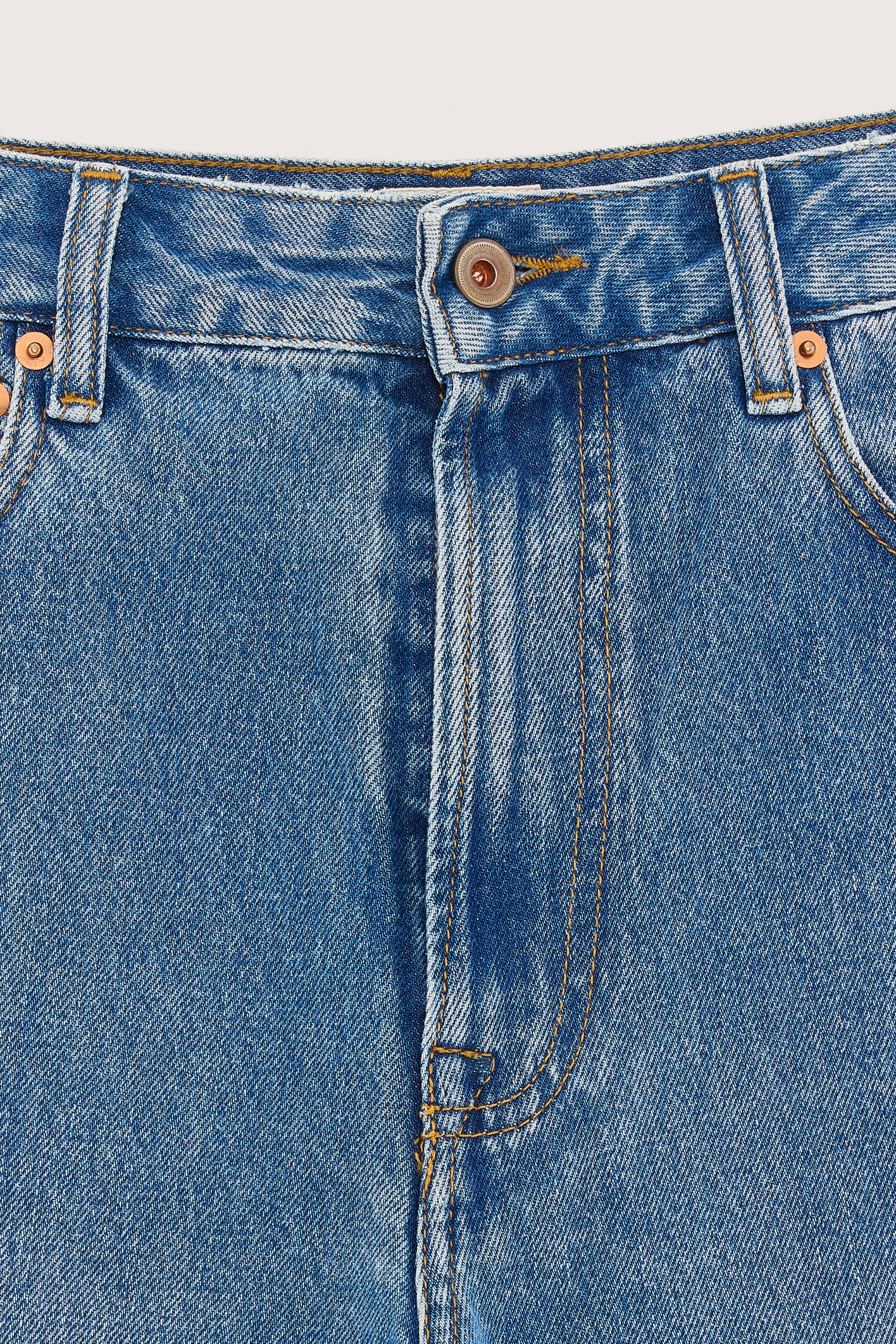 Poker Wide Jeans - Stone wash For Women | Bellerose