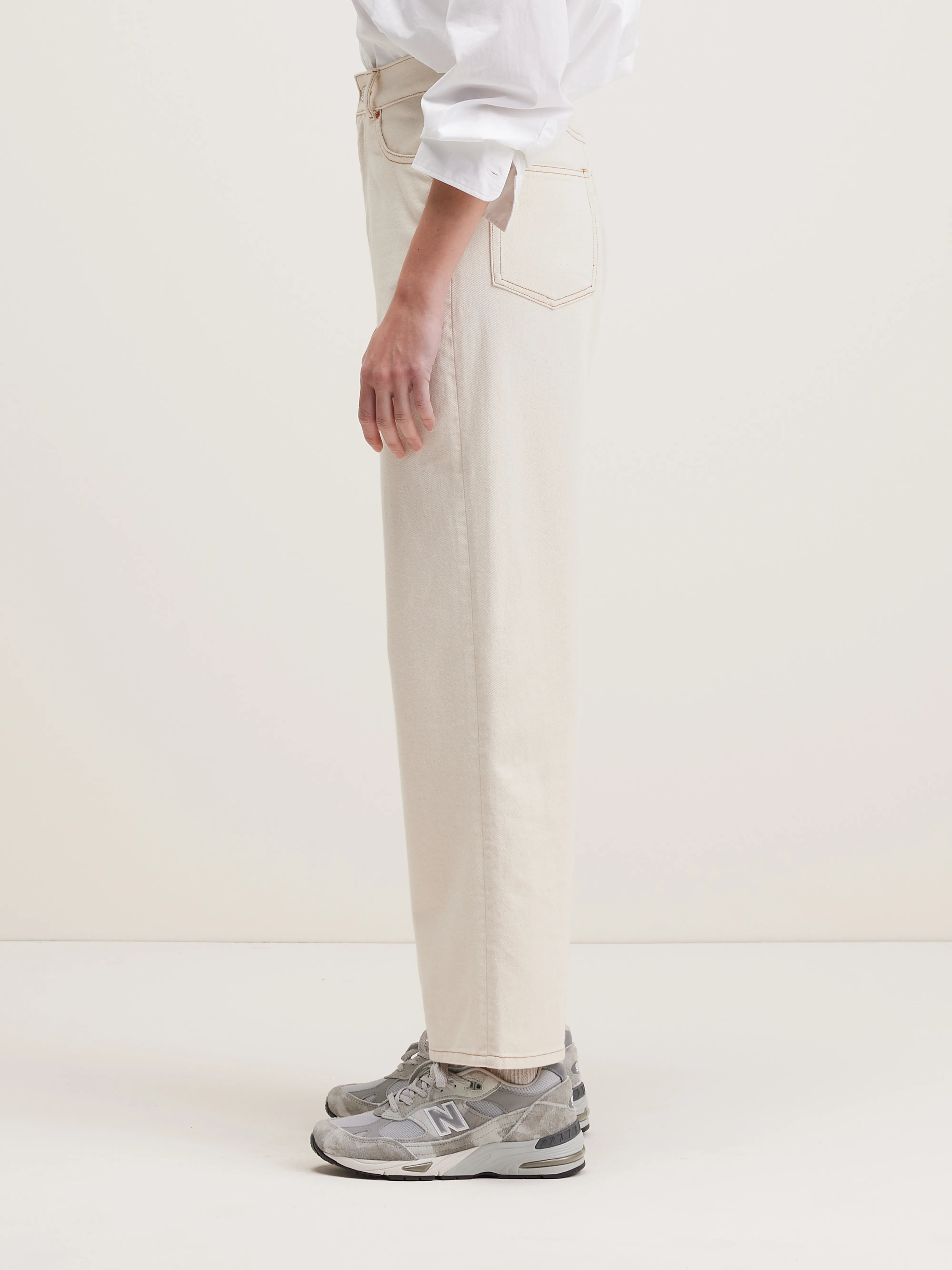 Poker Wide Jeans - Natural For Women | Bellerose