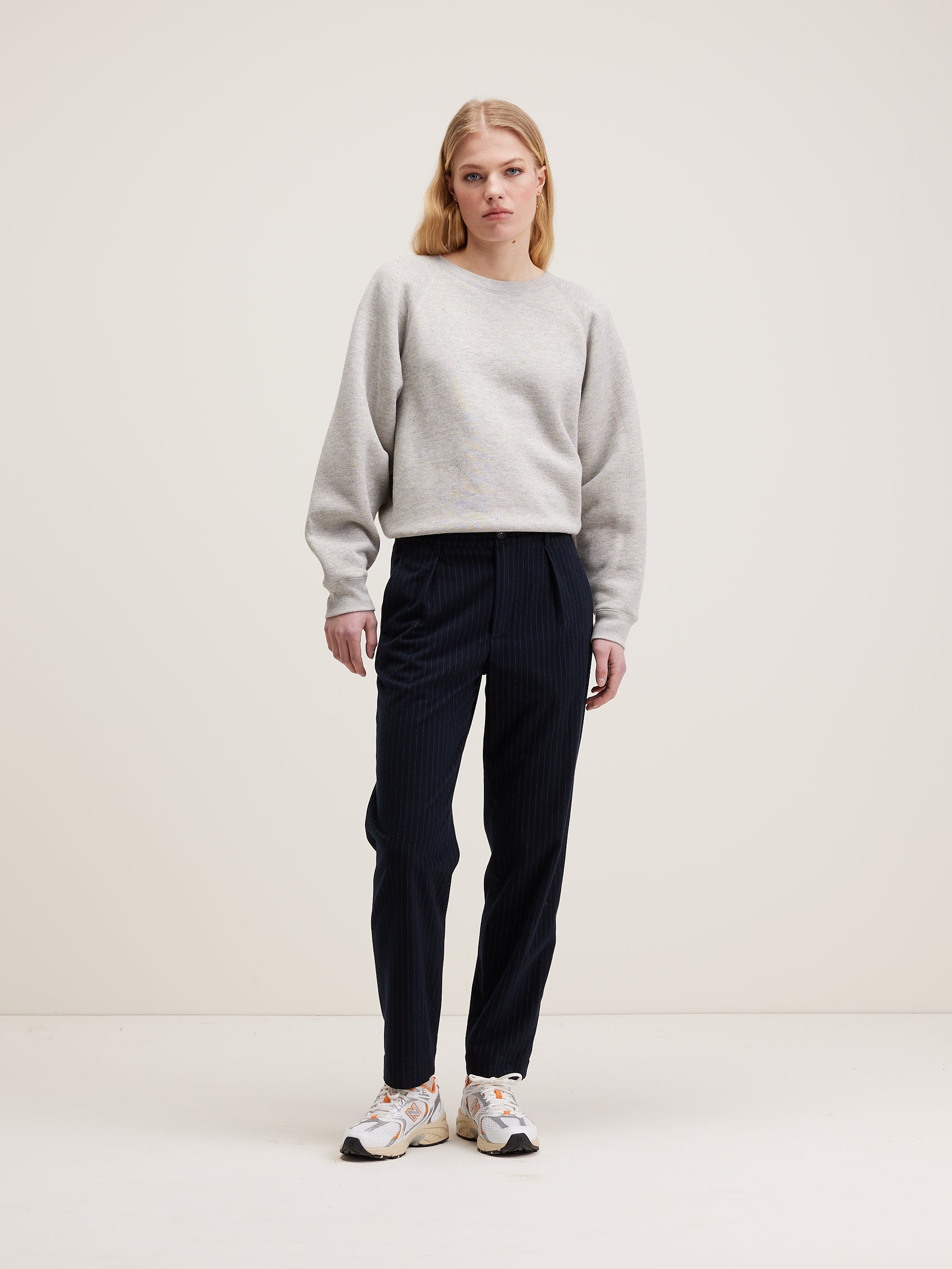 Villa Pleated Trousers - Black beauty For Women | Bellerose