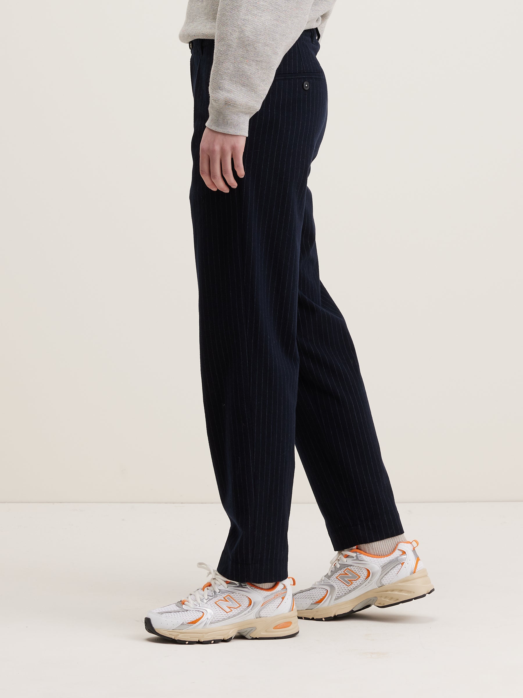 Villa Pleated Trousers - Black beauty For Women | Bellerose