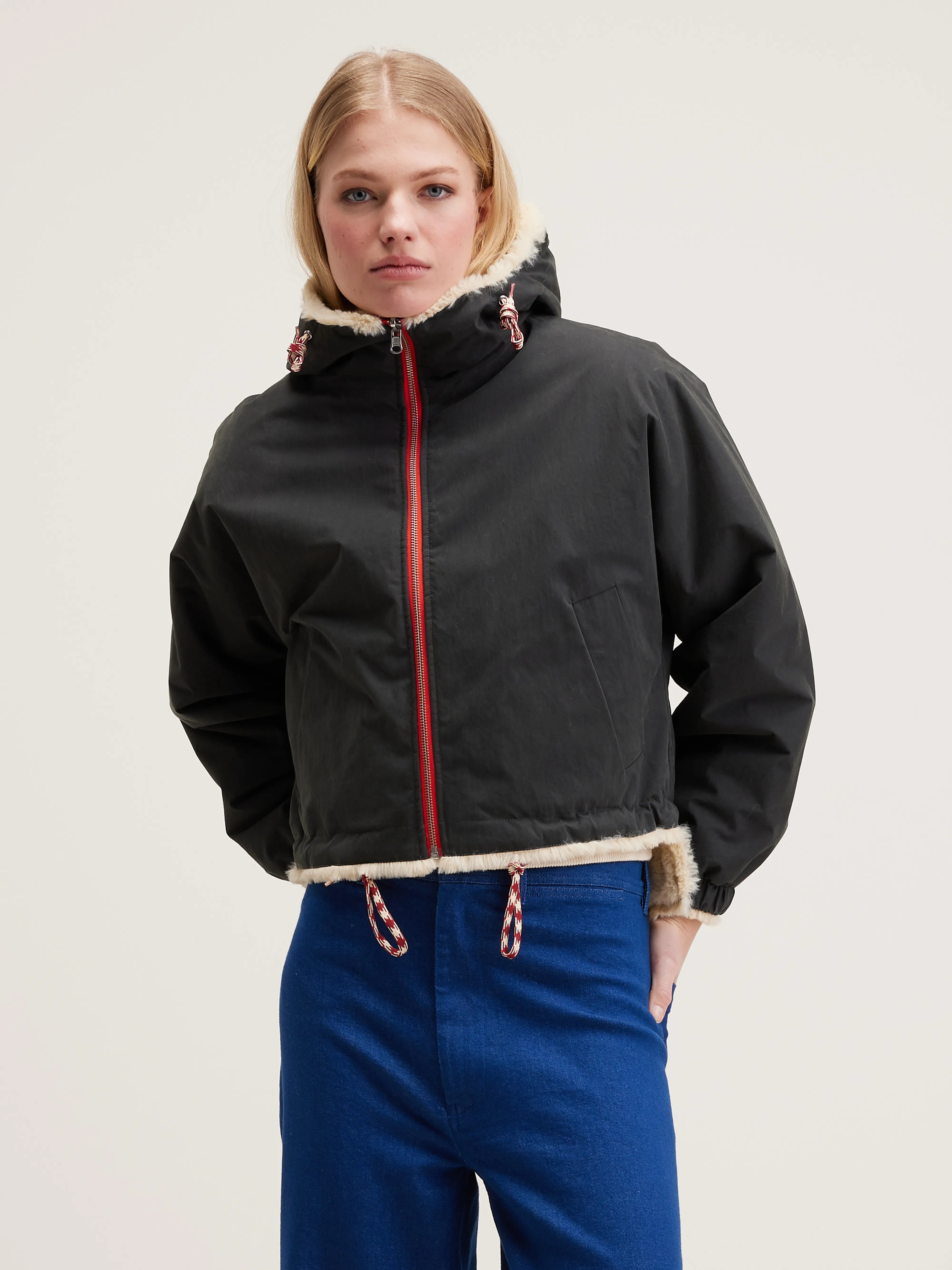 Loud Hooded Jacket - Pirate For Women | Bellerose