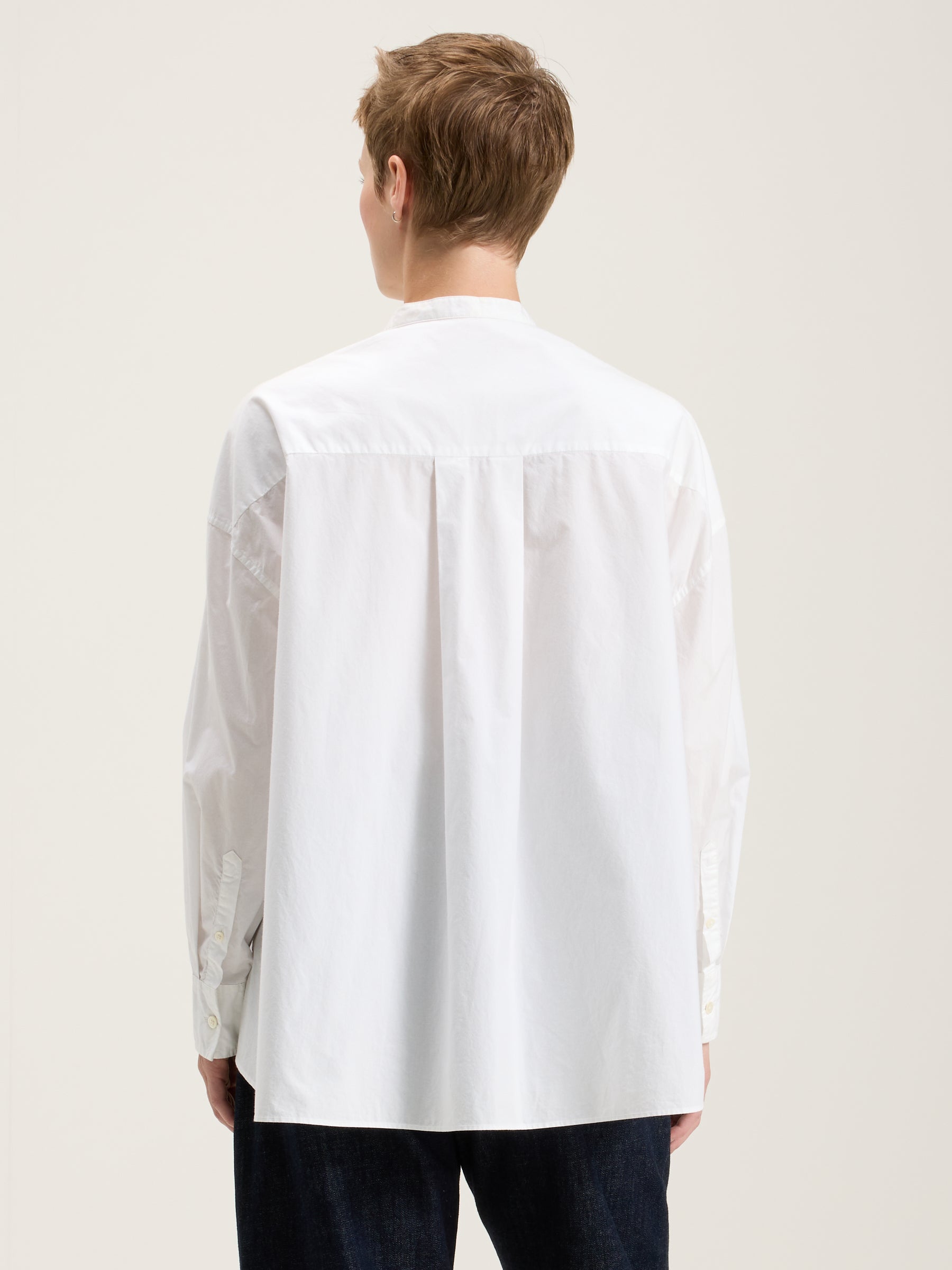 Gorky Poplin Shirt - White For Women | Bellerose