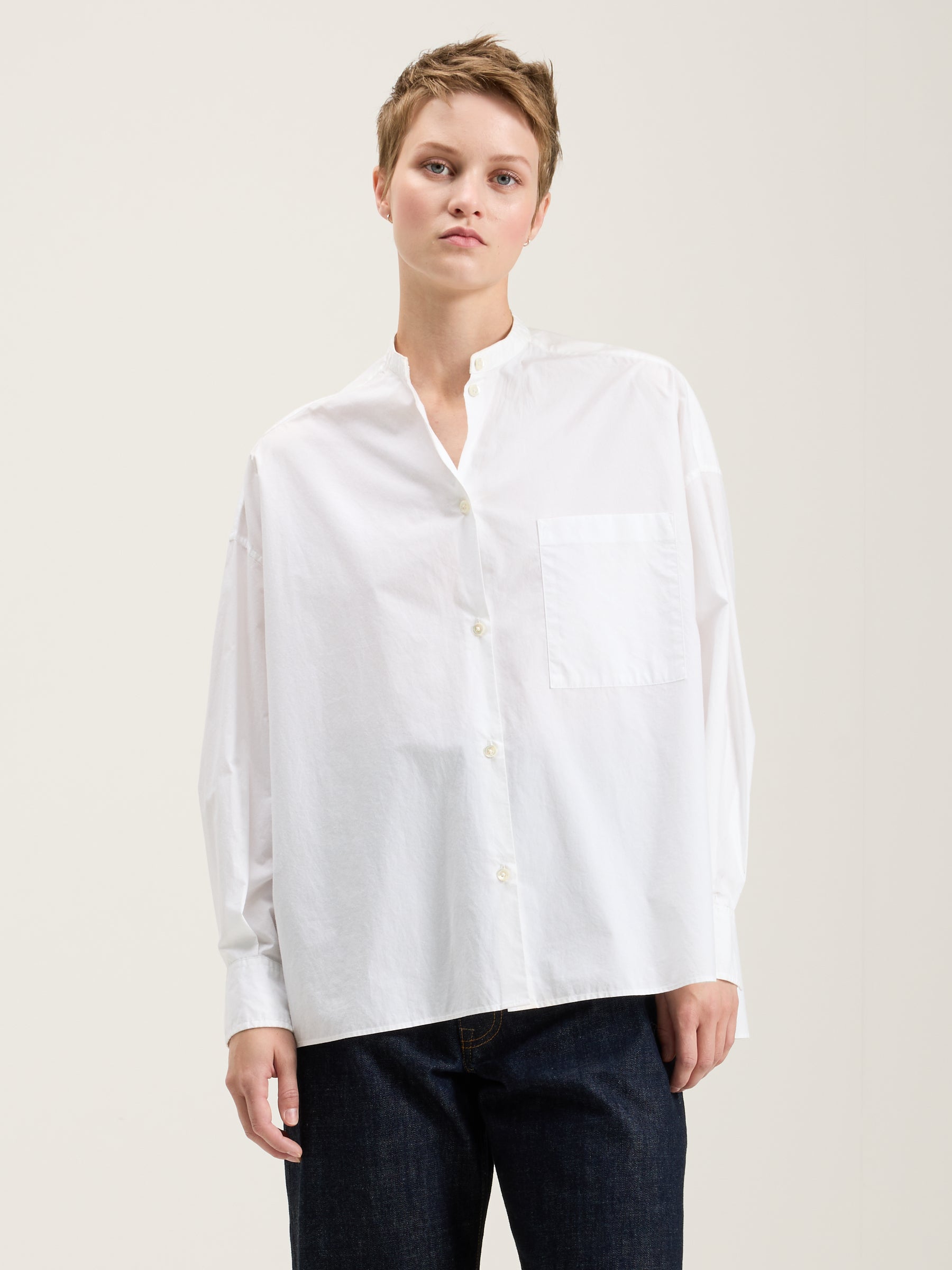 Chemise en popeline Gorky (242 / W / WHITE)