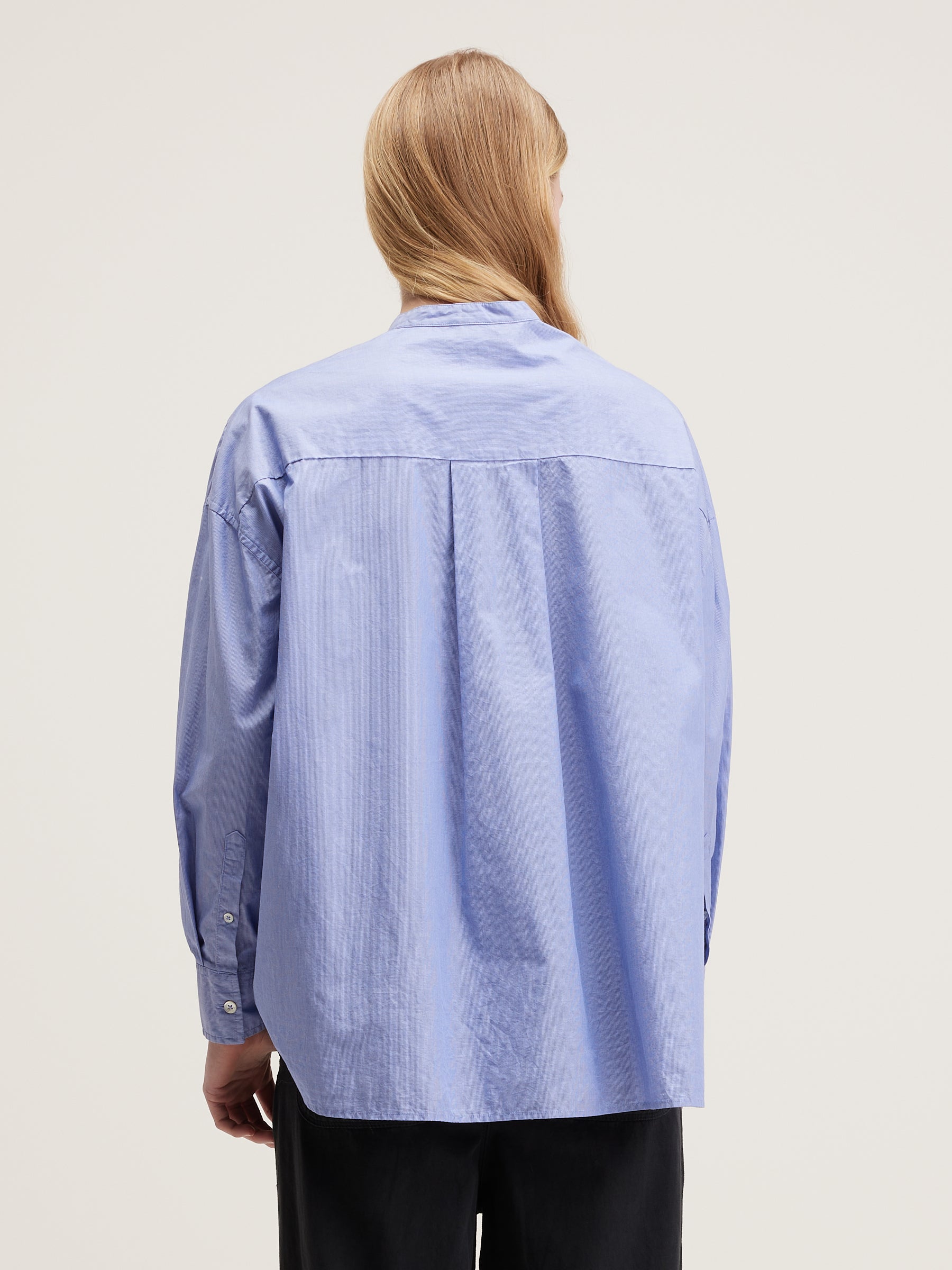 Gorky Poplin Shirt - Myosotis For Women | Bellerose