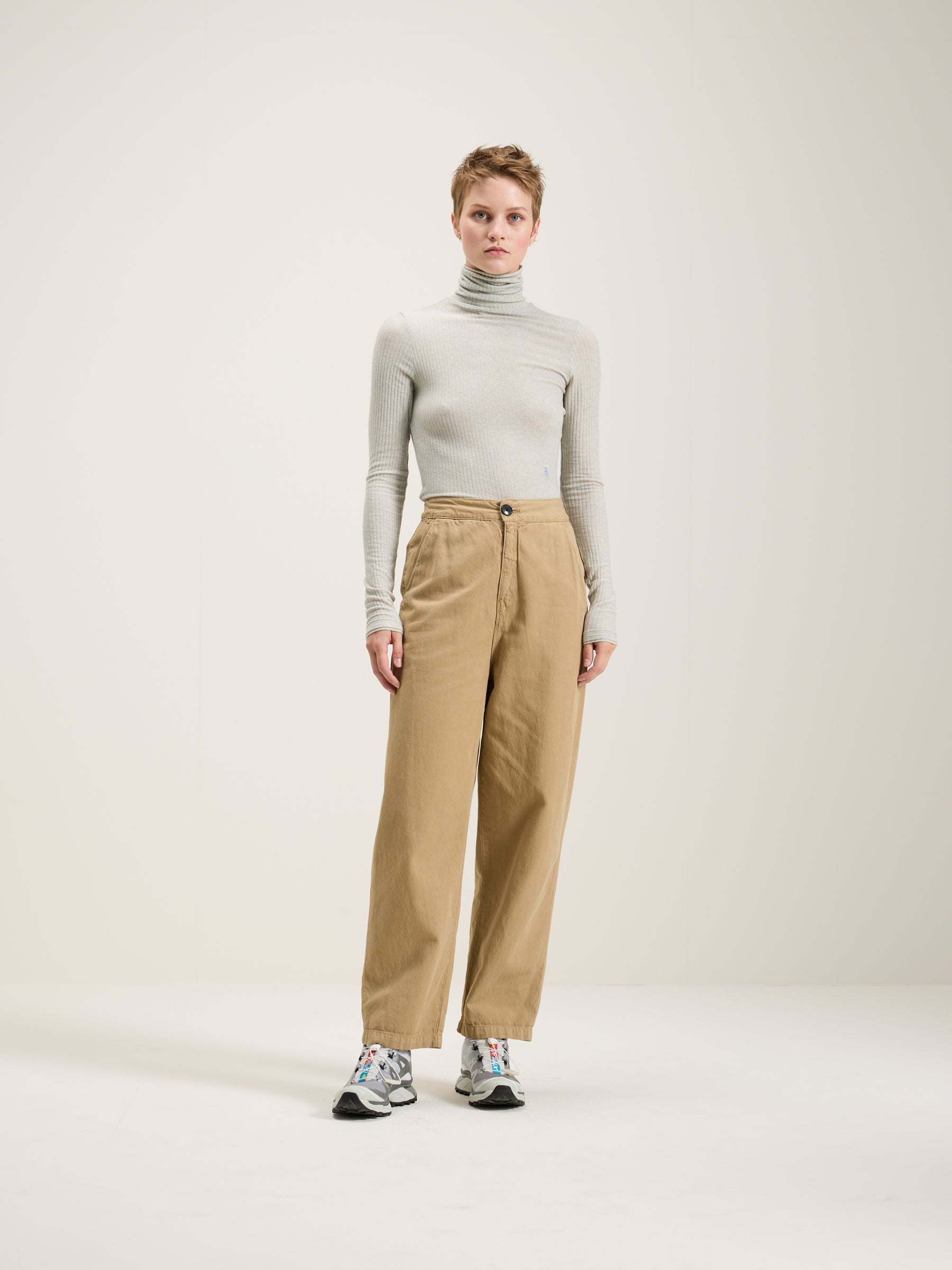 Pasop Relaxed Broek - Clay Voor Dames | Bellerose