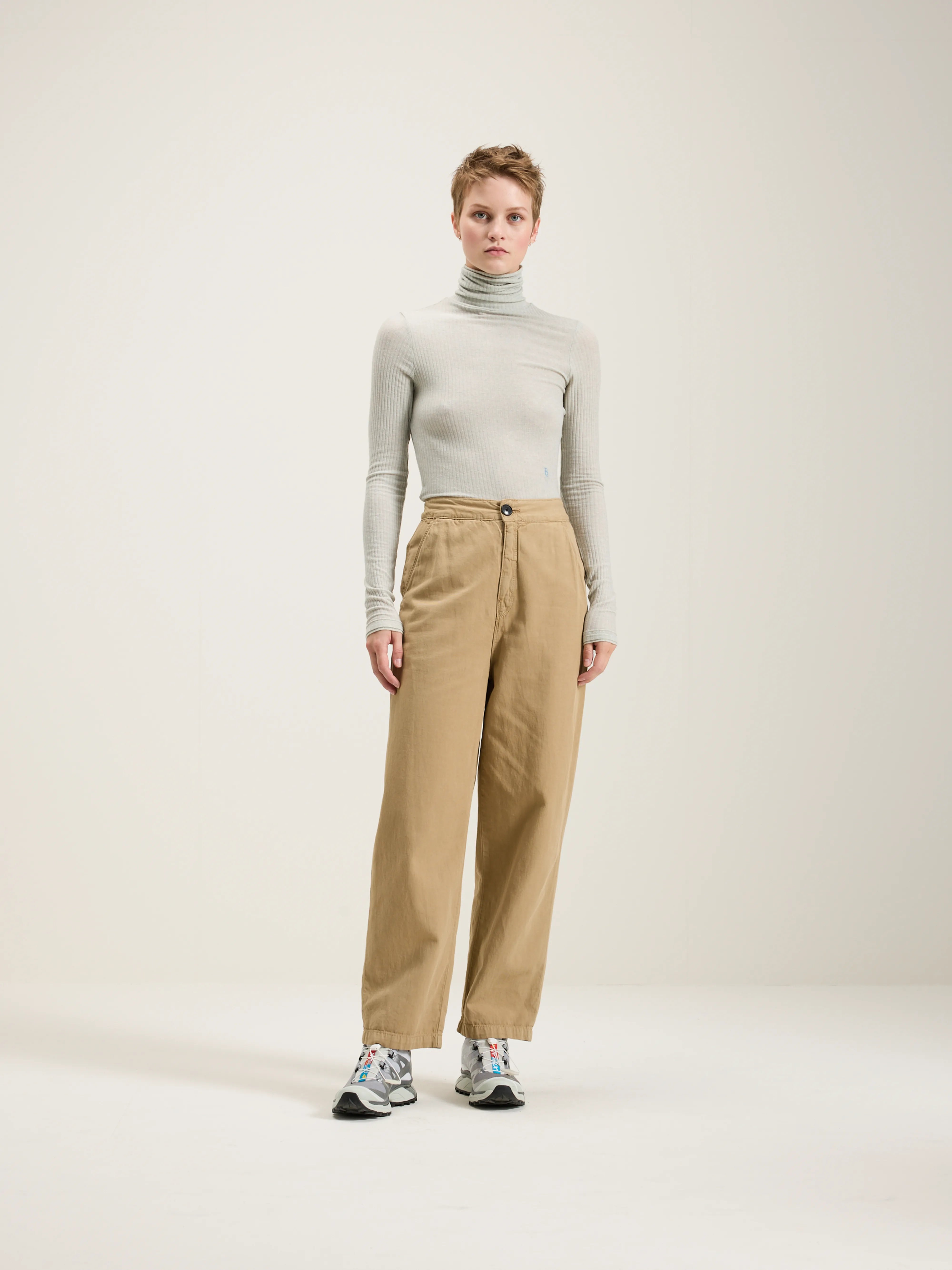 Pasop Relaxed Trousers - Clay For Women | Bellerose