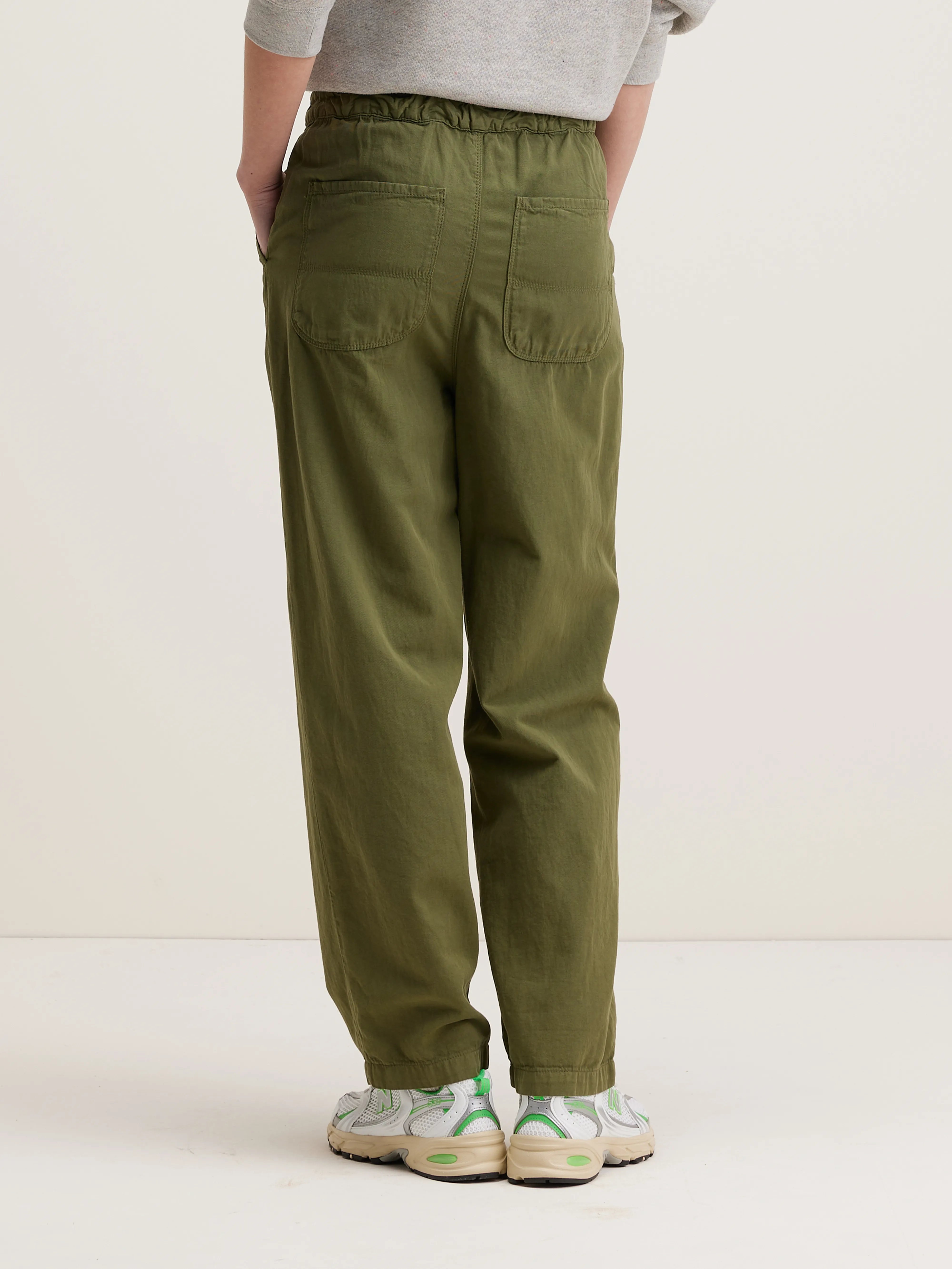 Pasop Relaxed Trousers - Army For Women | Bellerose