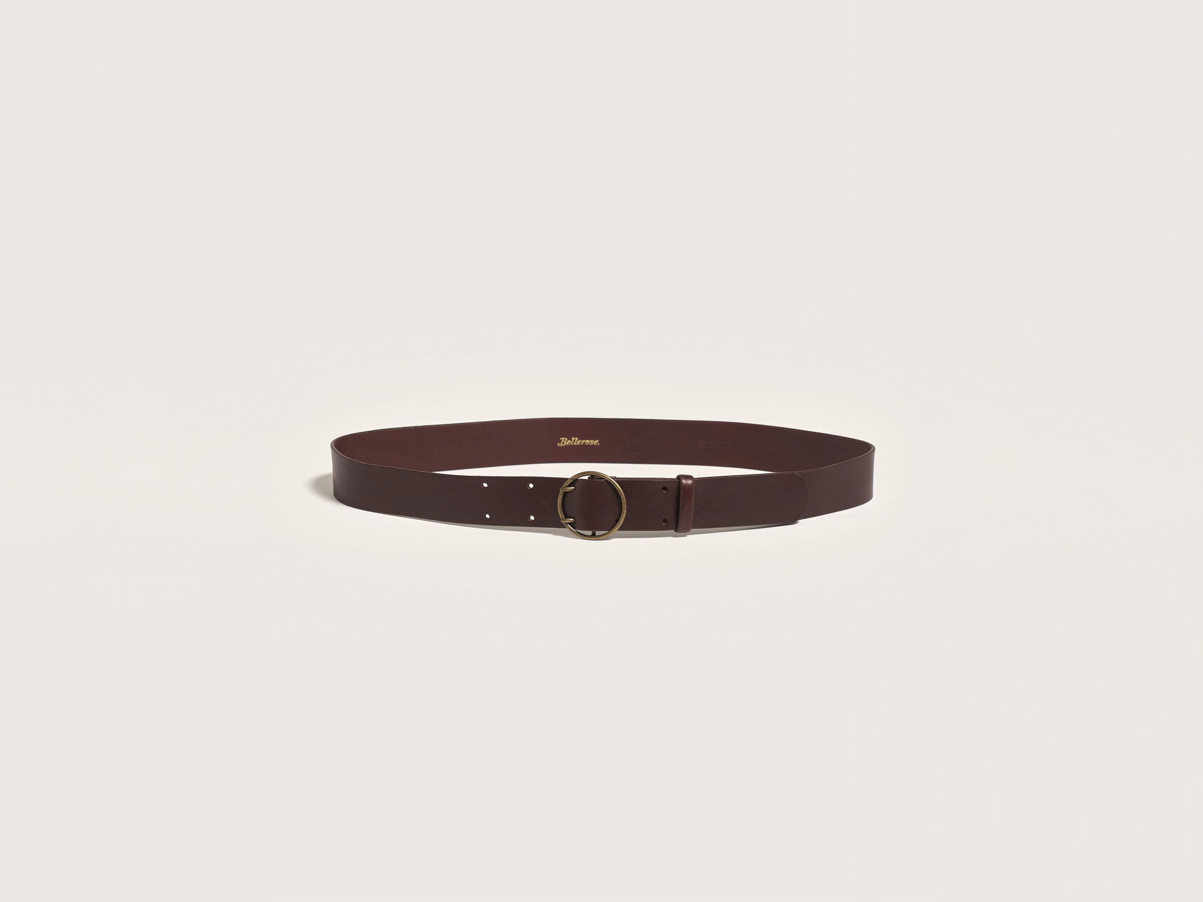 Selya leather belt (251 / W / BORDEAUX)