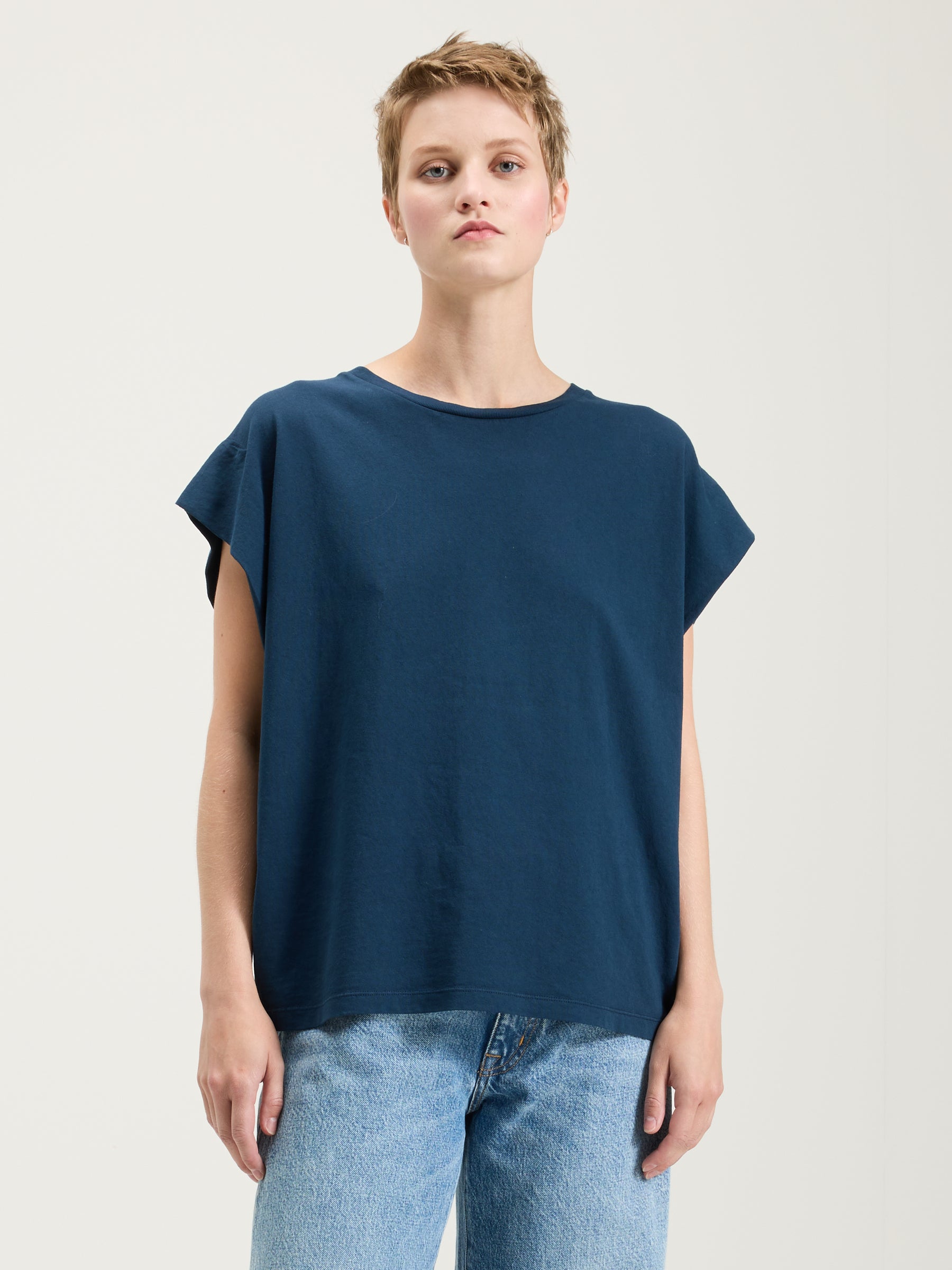 T-shirt Col Rond Vice - Parker Pour Femme | Bellerose