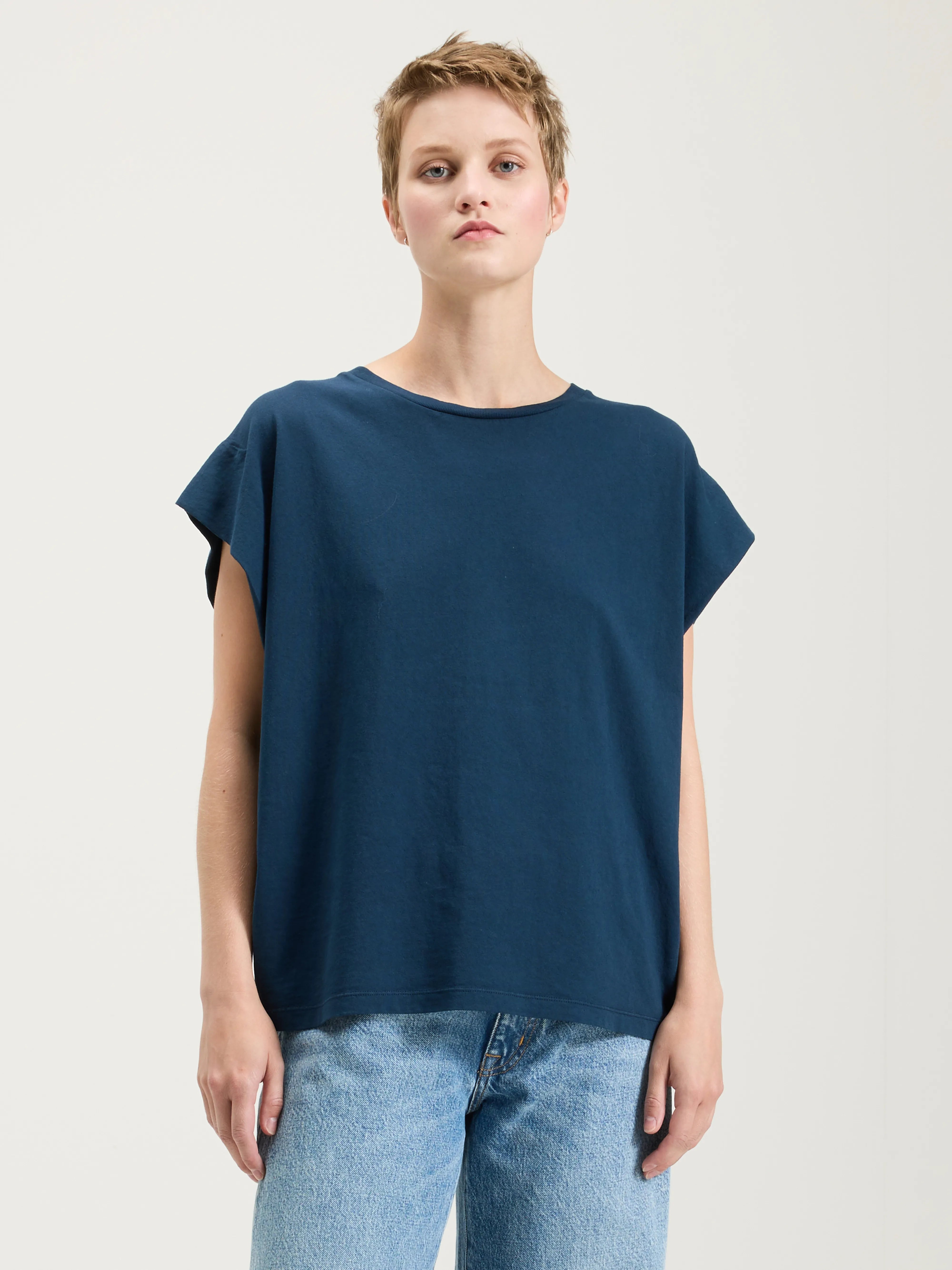 T-shirt Col Rond Vice - Parker Pour Femme | Bellerose