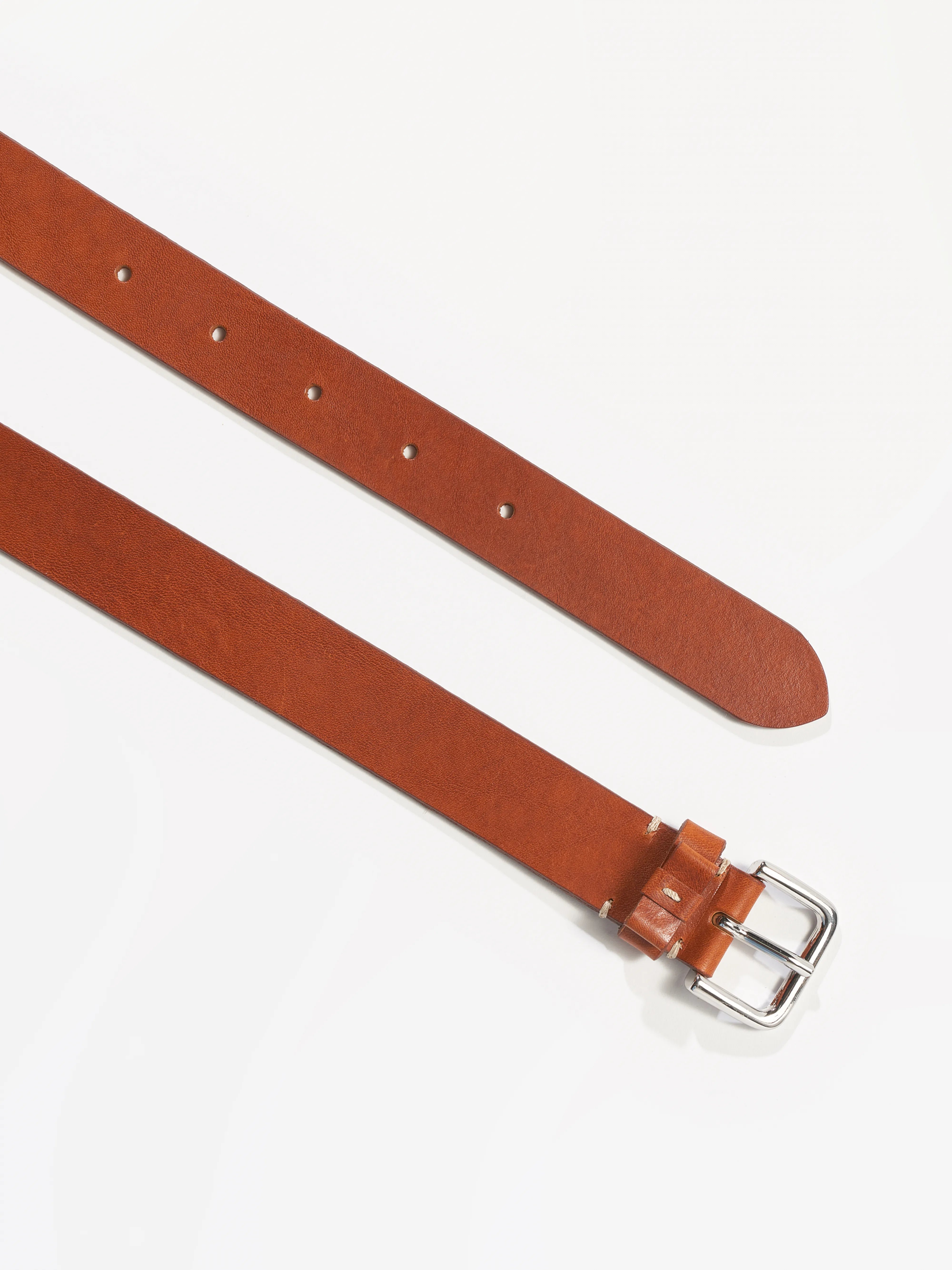 Ceinture En Cuir Savos - Cognac Pour Femme | Bellerose