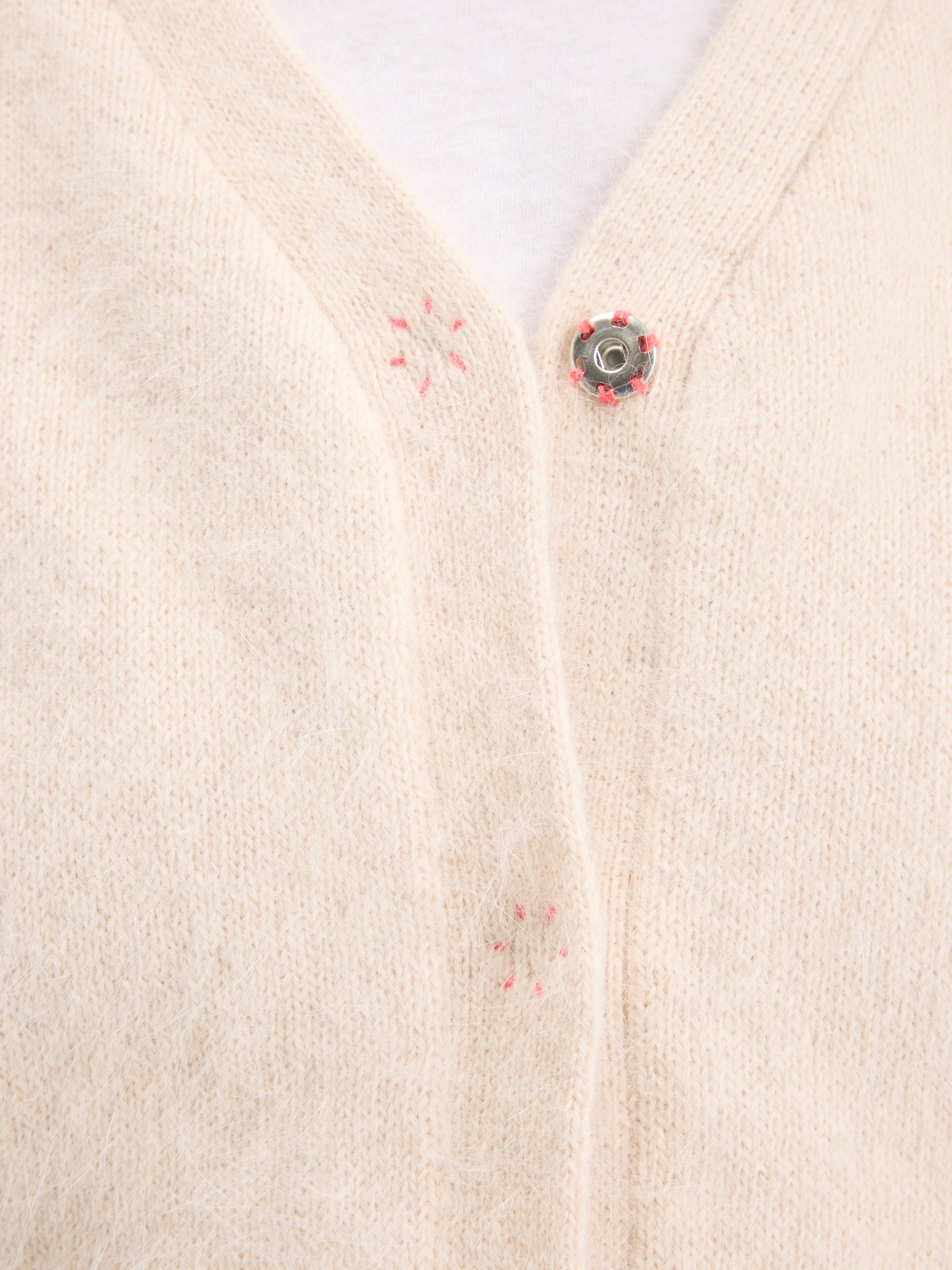 Datam Angora-mix Cardigan - Parchemin Voor Dames | Bellerose