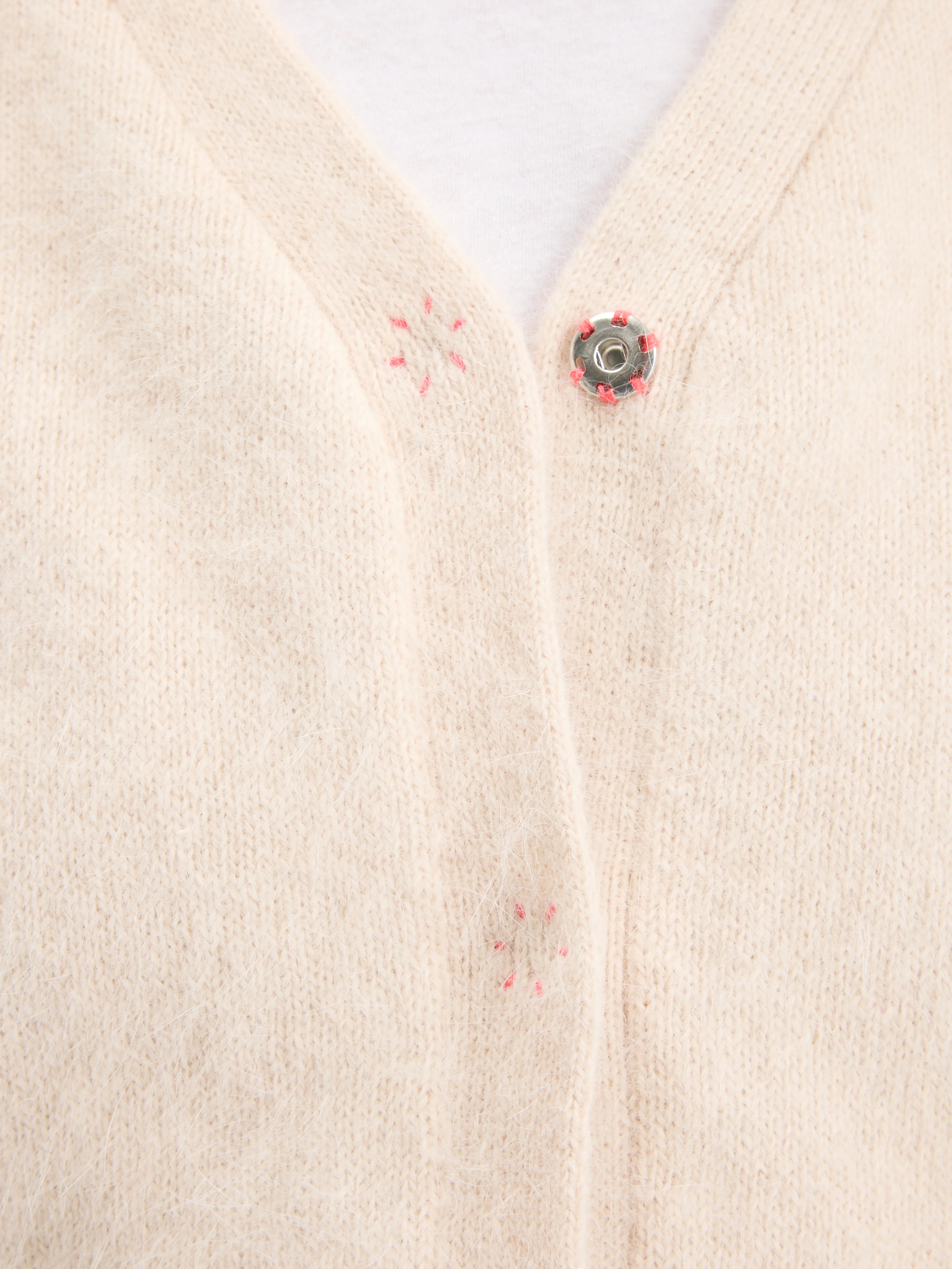 Datam Angora-blend Cardigan - Parchemin For Women | Bellerose