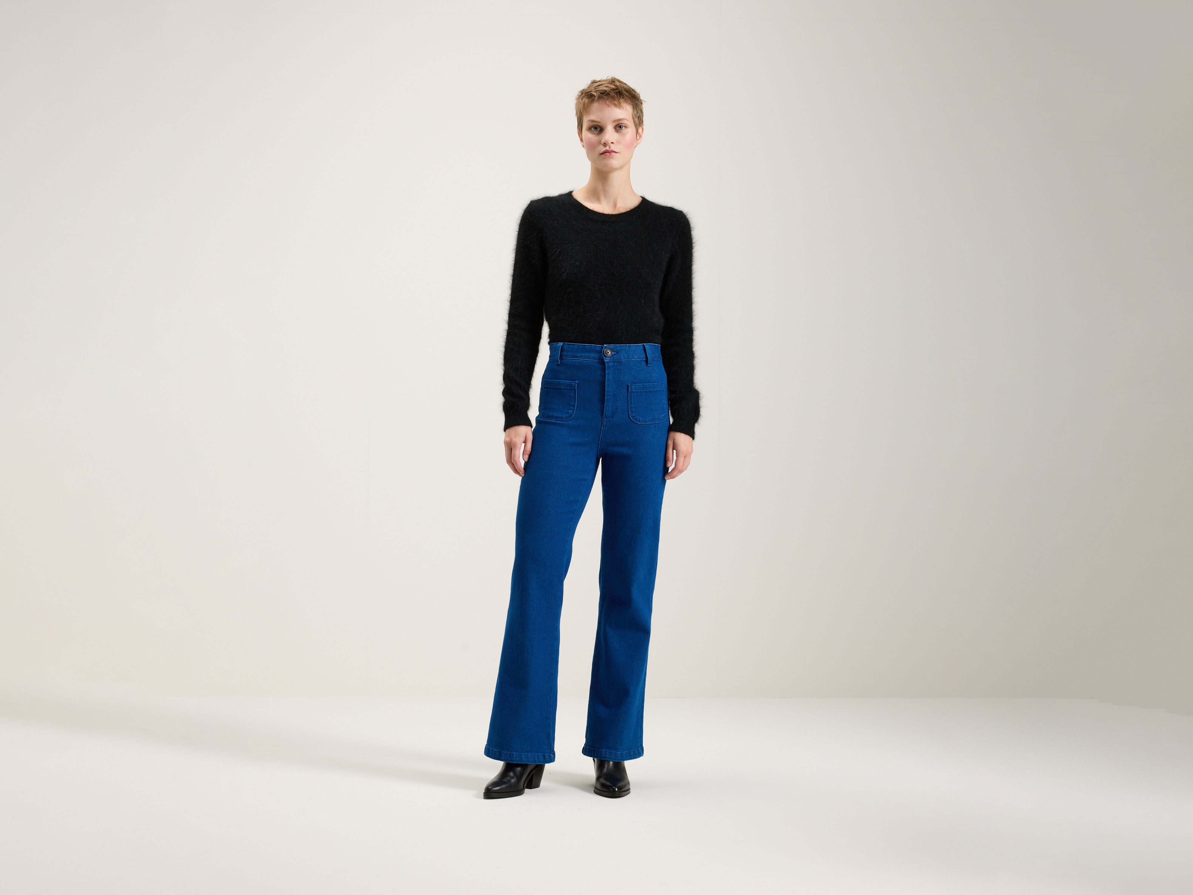 Park flared broek (242 / W / ONE WASH)