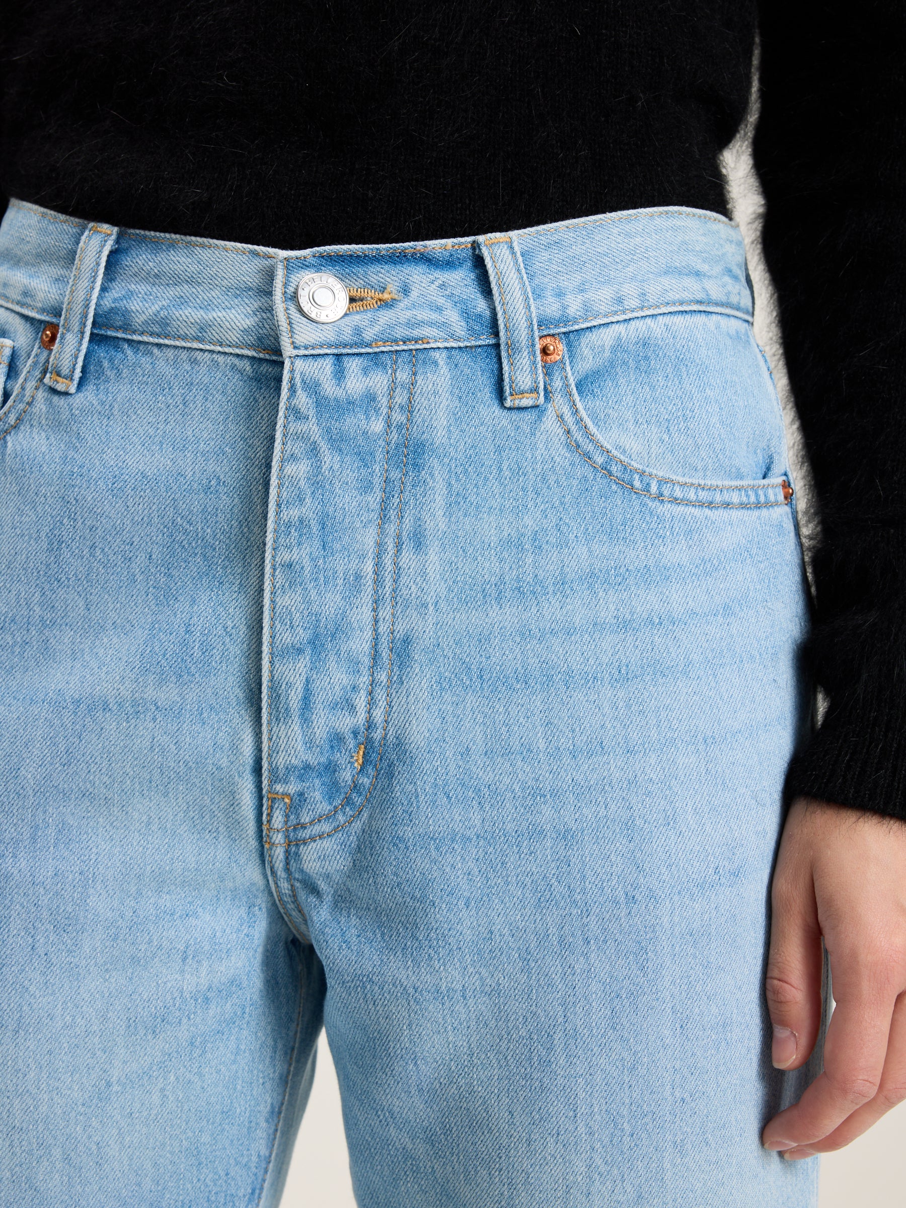 Popeye Regular Jeans - Used light blue For Women | Bellerose