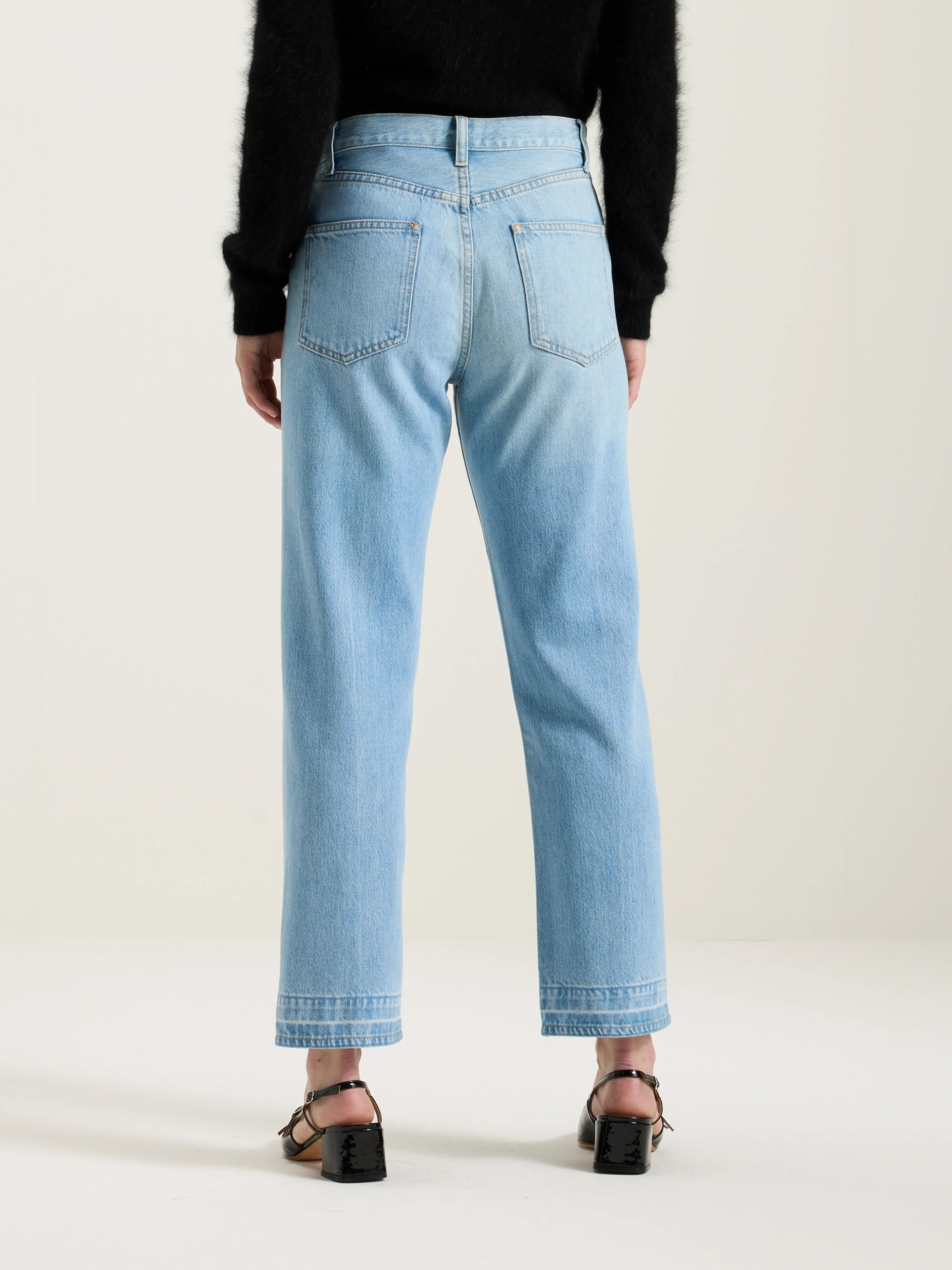 Popeye Regular Jeans - Used light blue For Women | Bellerose