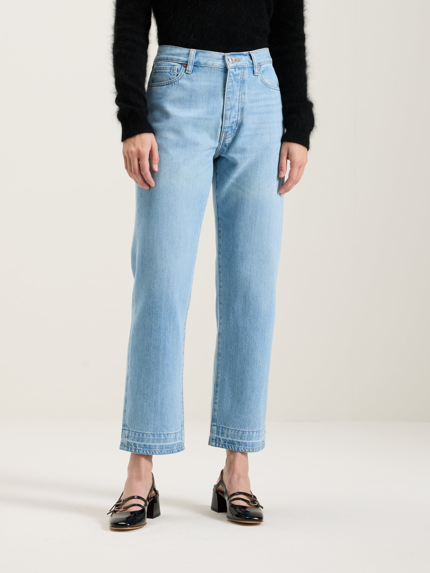 Popeye Regular Jeans - Used light blue For Women | Bellerose