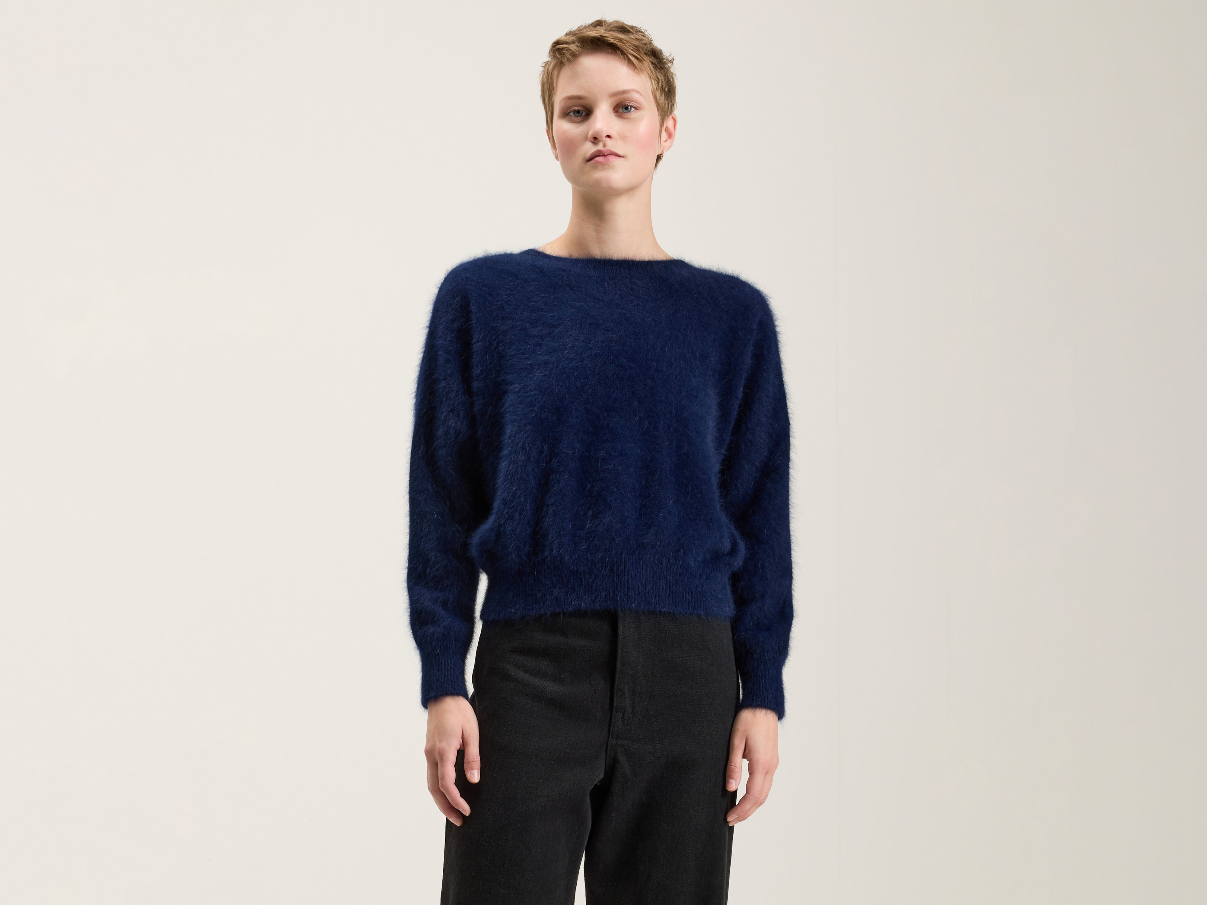 Pull en angora Datti (242 / W / NAVY)