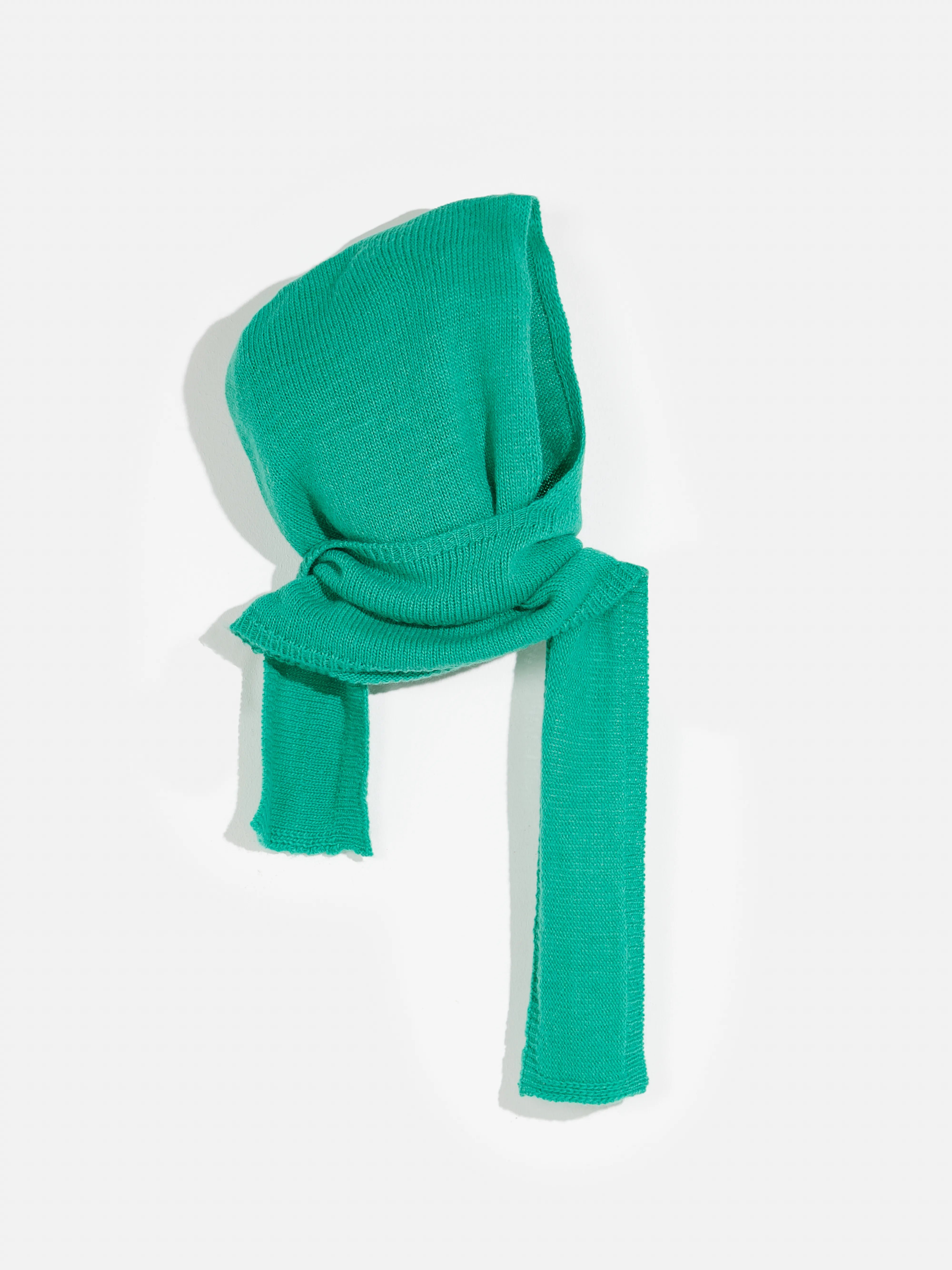 Nansy Knitted Hood - Malachite For Women | Bellerose