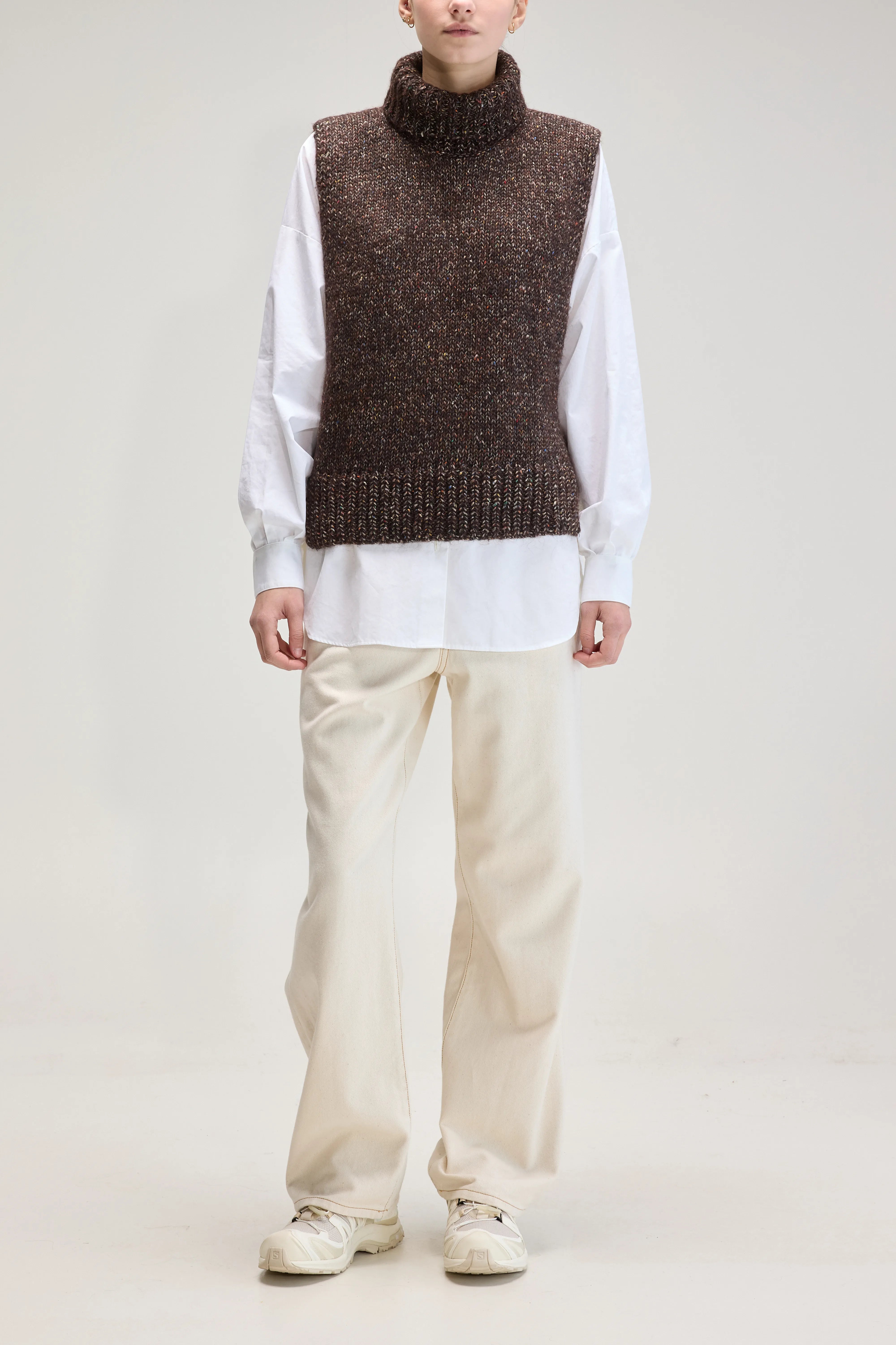 Pull Sans Manches Upcyclé Pour Femme | Bellerose