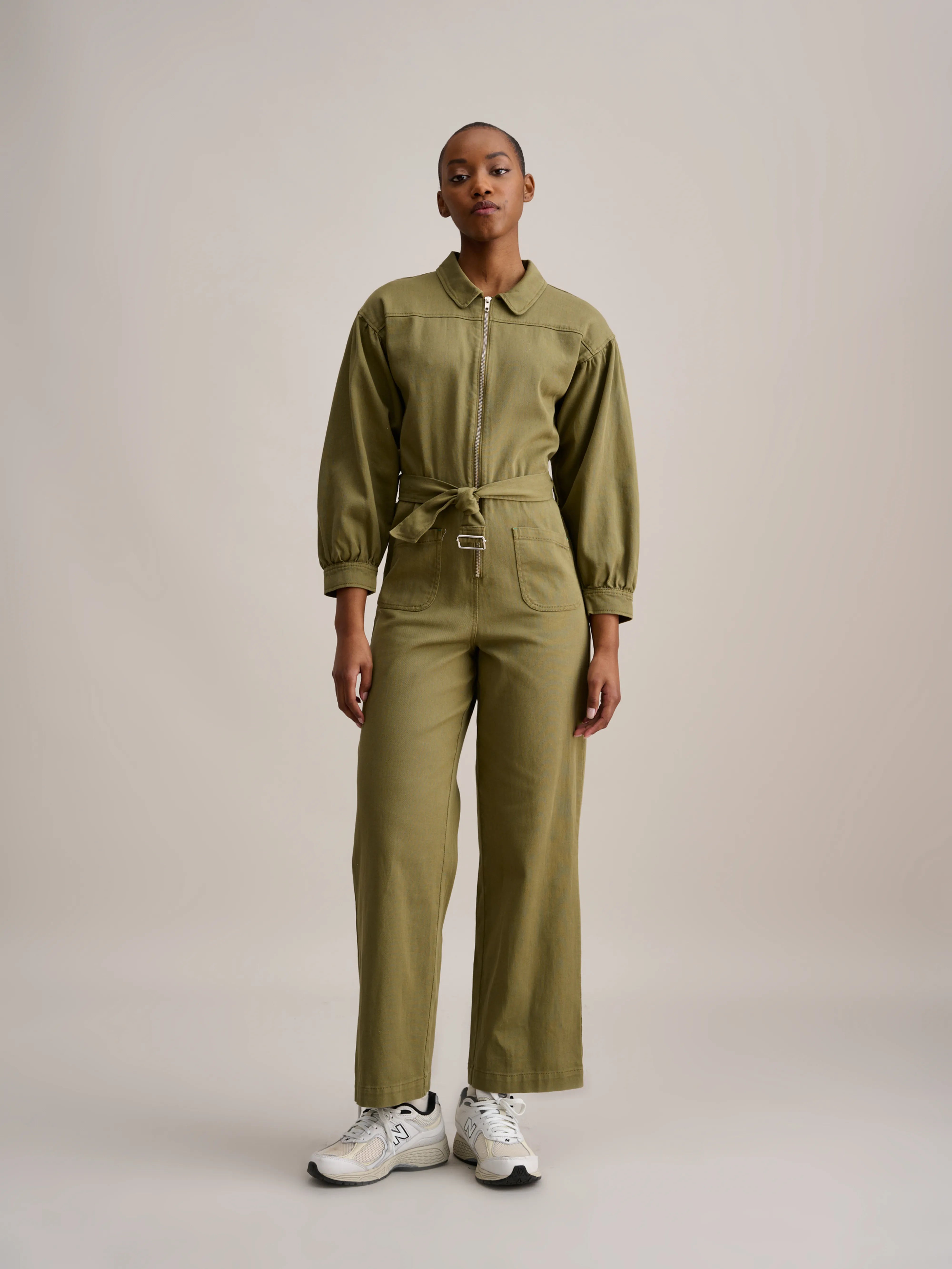 Louna Jumpsuit - Loden For Women | Bellerose