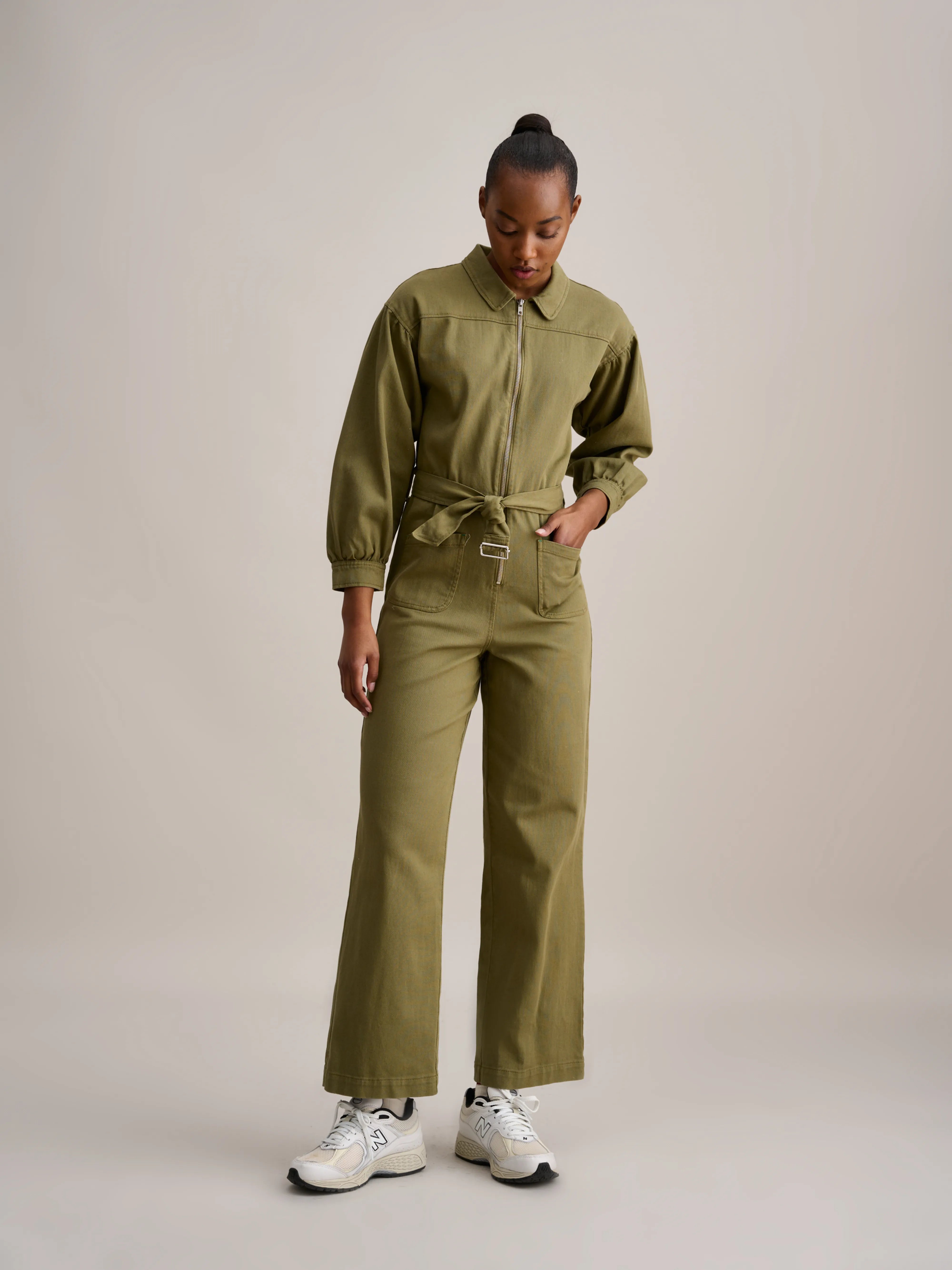 Louna Jumpsuit - Loden For Women | Bellerose