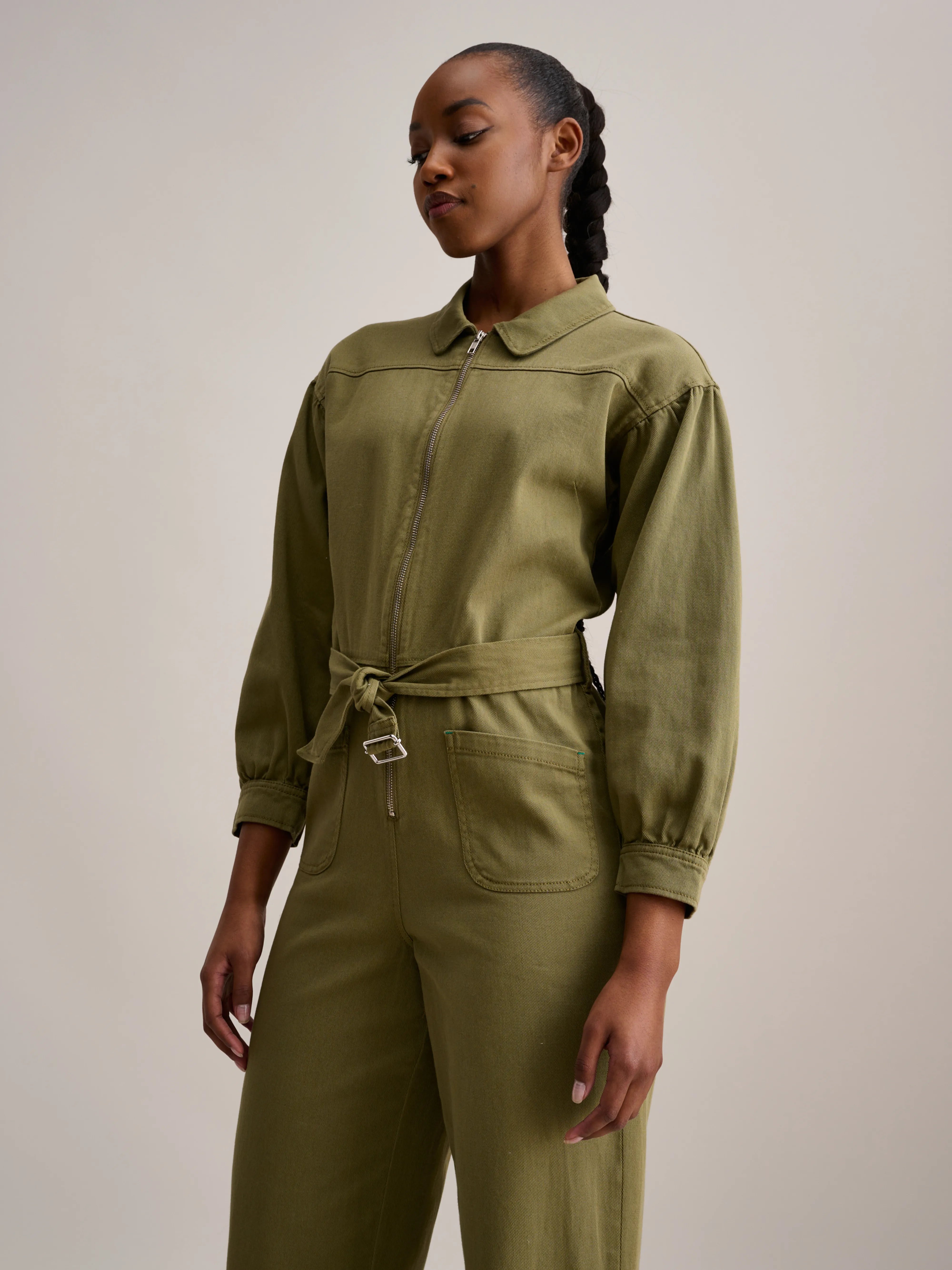 Louna Jumpsuit - Loden For Women | Bellerose